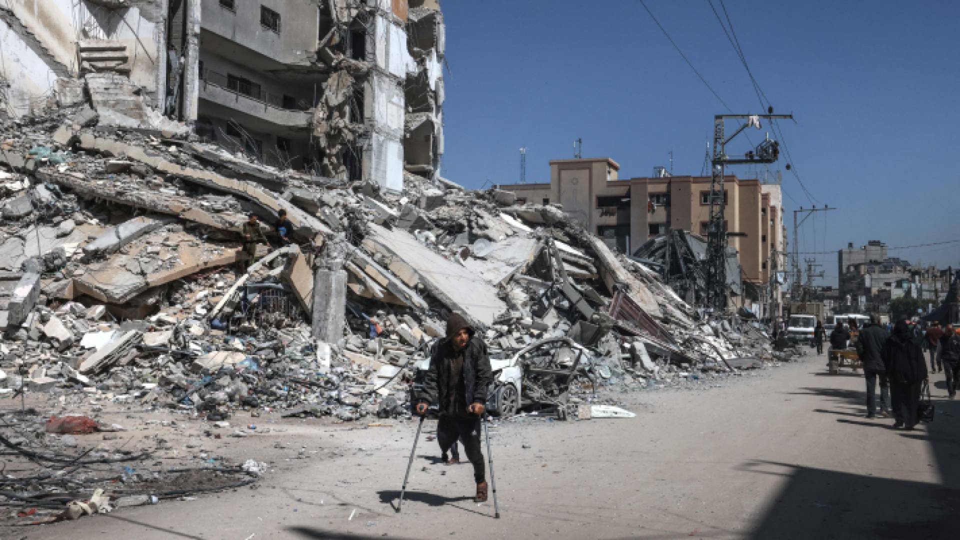 فلسطينيون في رفح جنوب قطاع غزة