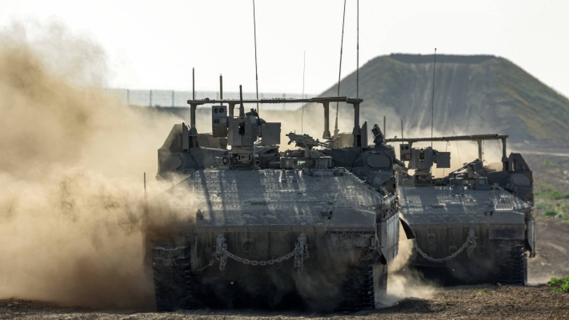 آليات عسكرية تابعة للاحتلال الإسرائيلي