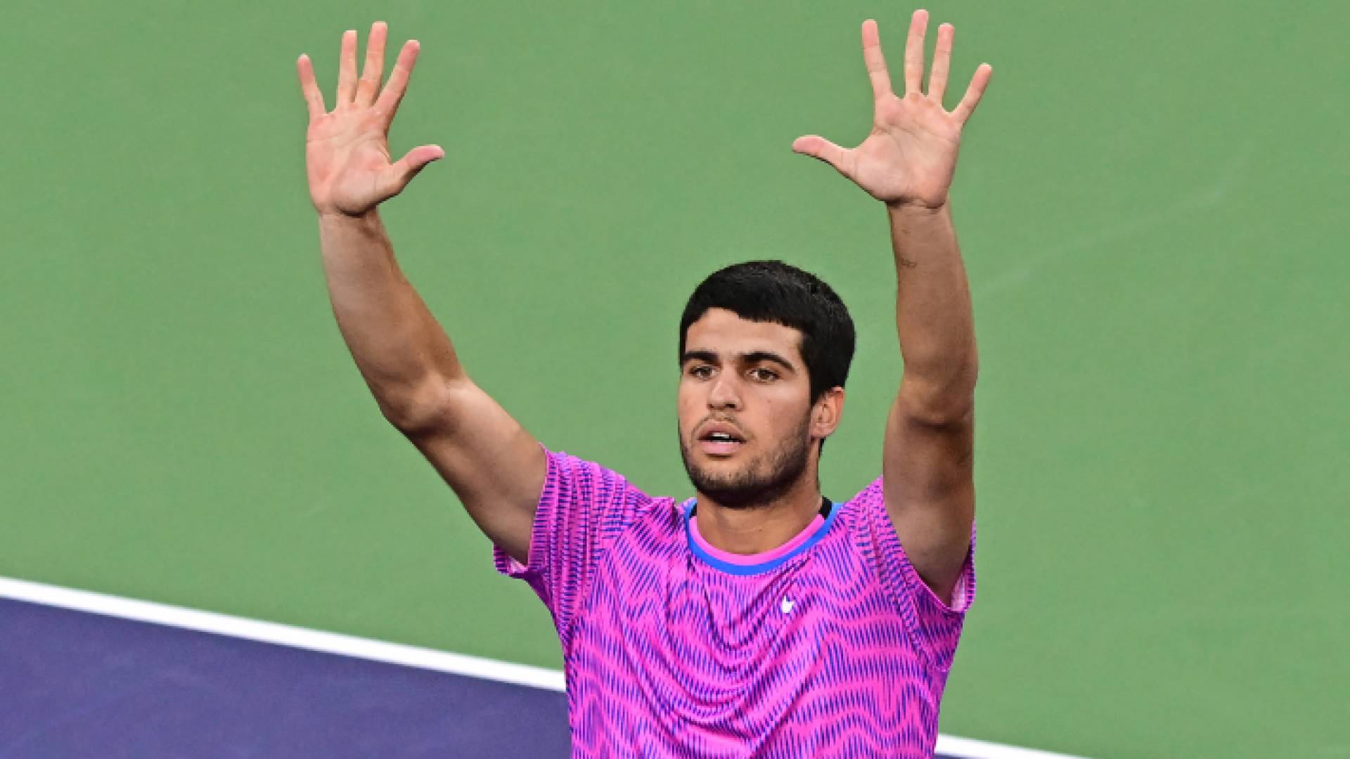 لاعب التنس الإسباني كارلوس ألكاراز