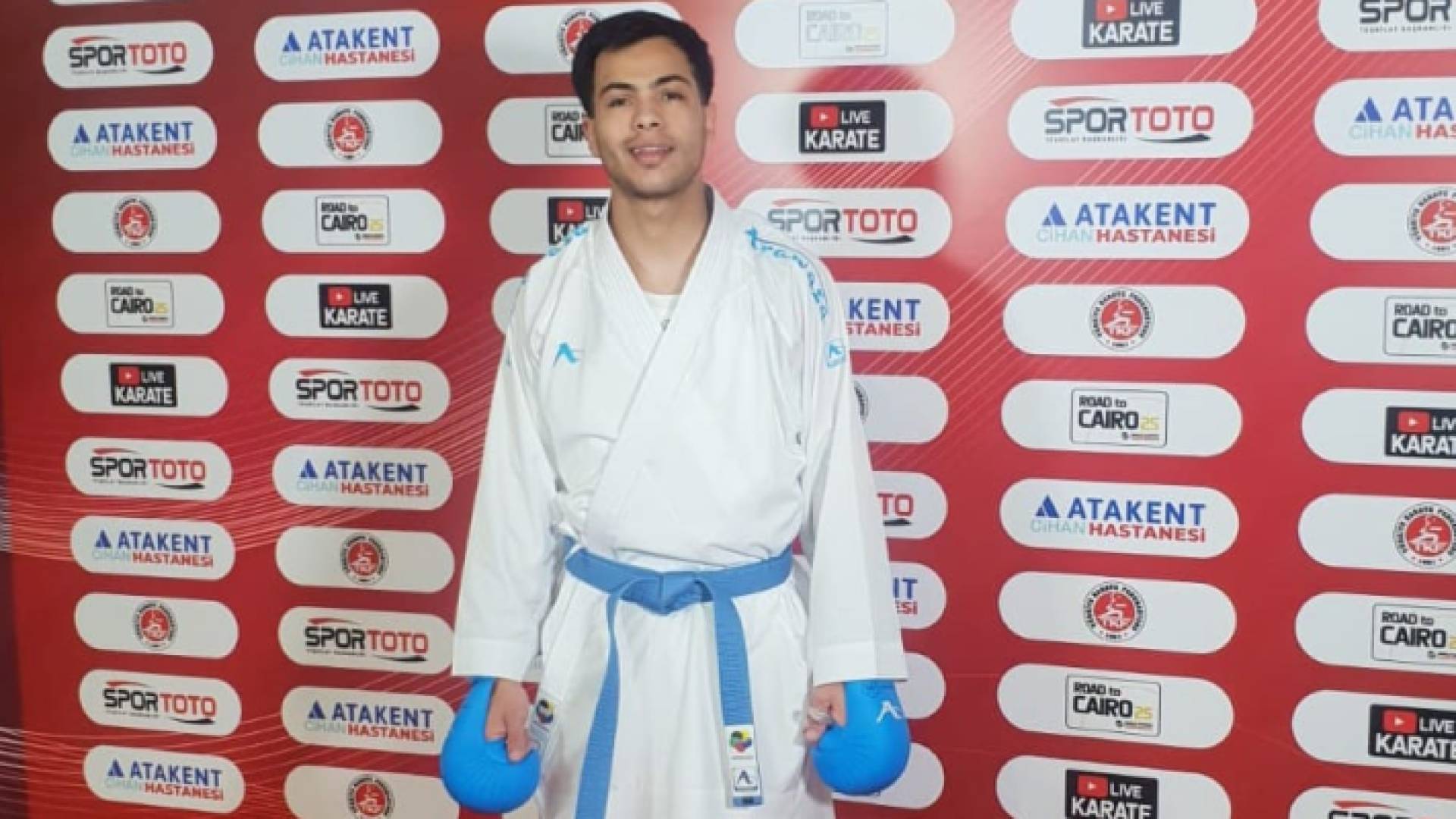 لاعب منتخب الكراتيه عبدالله حماد