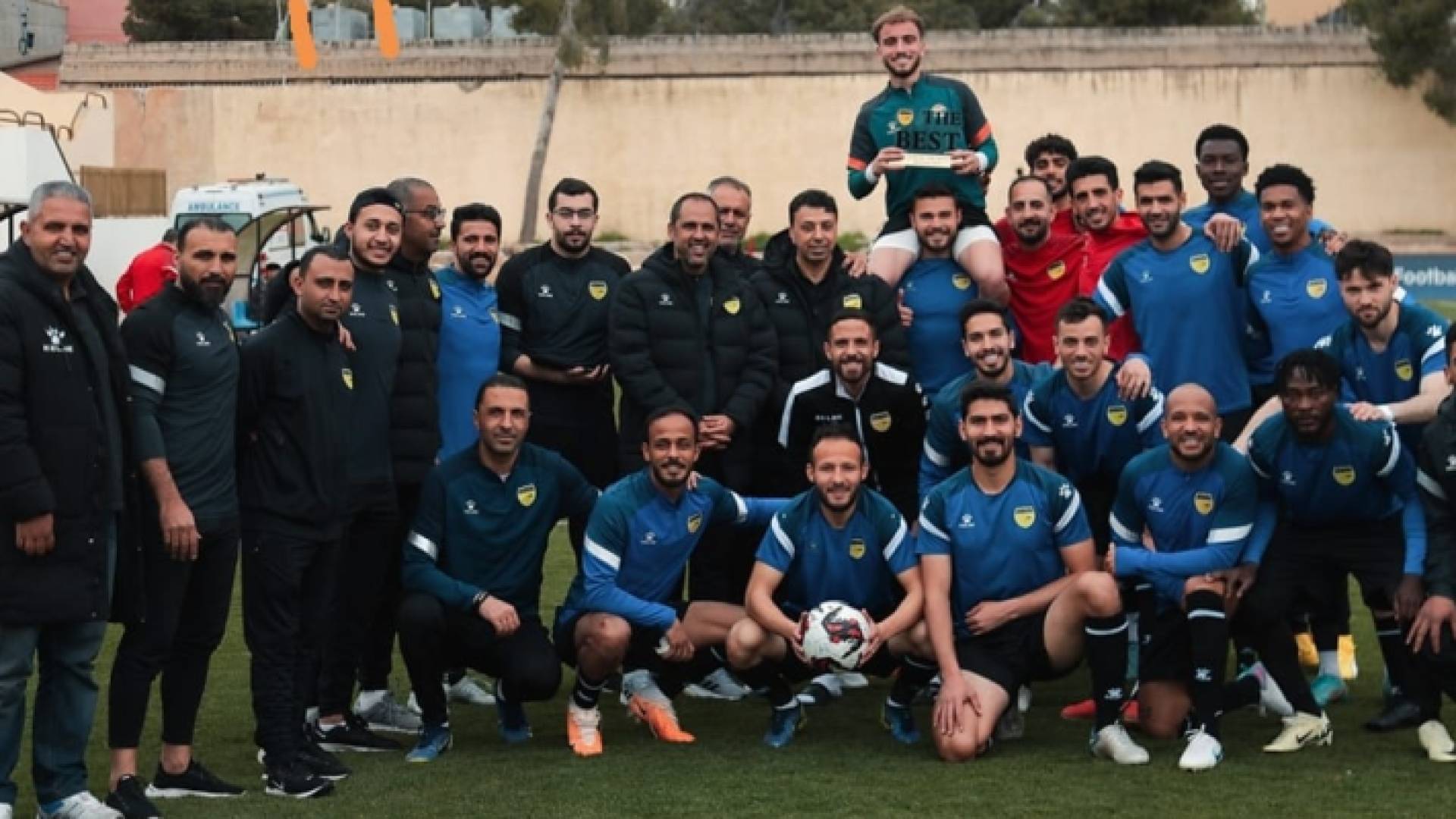 من تكريم اللاعب سيف درويش