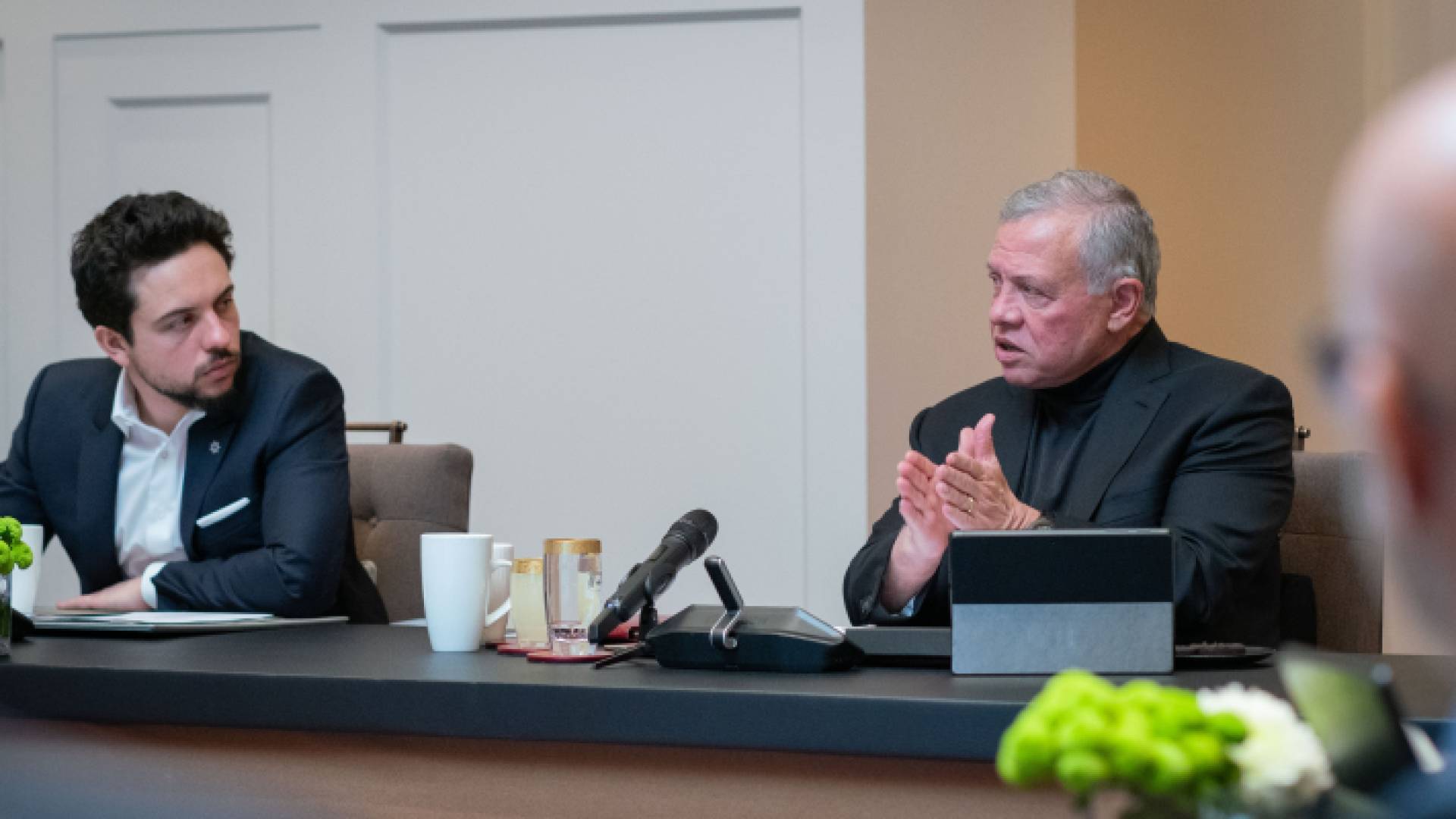 جلالة الملك عبدالله الثاني وسمو ولي العهد الأمير الحسين