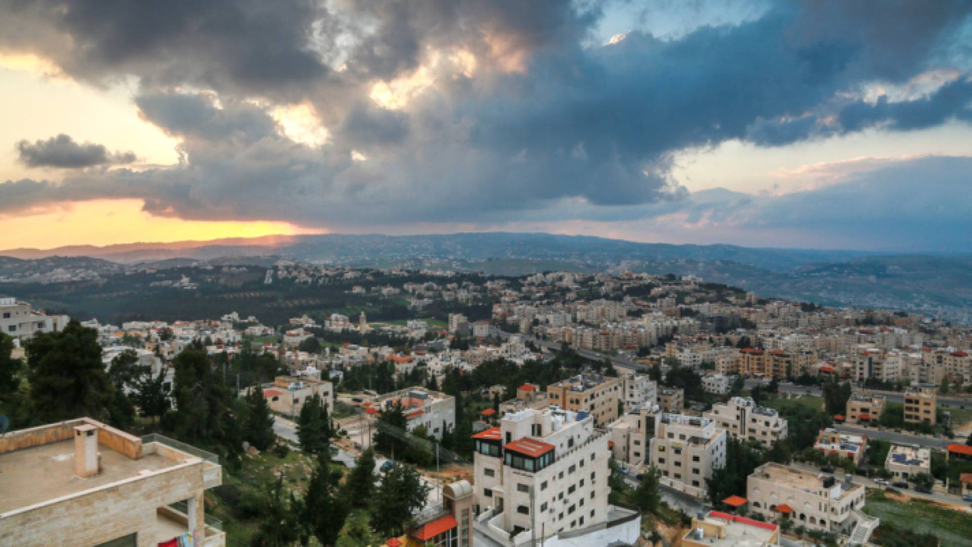 لقطة جوية لصويلح شمال العاصمة عمان