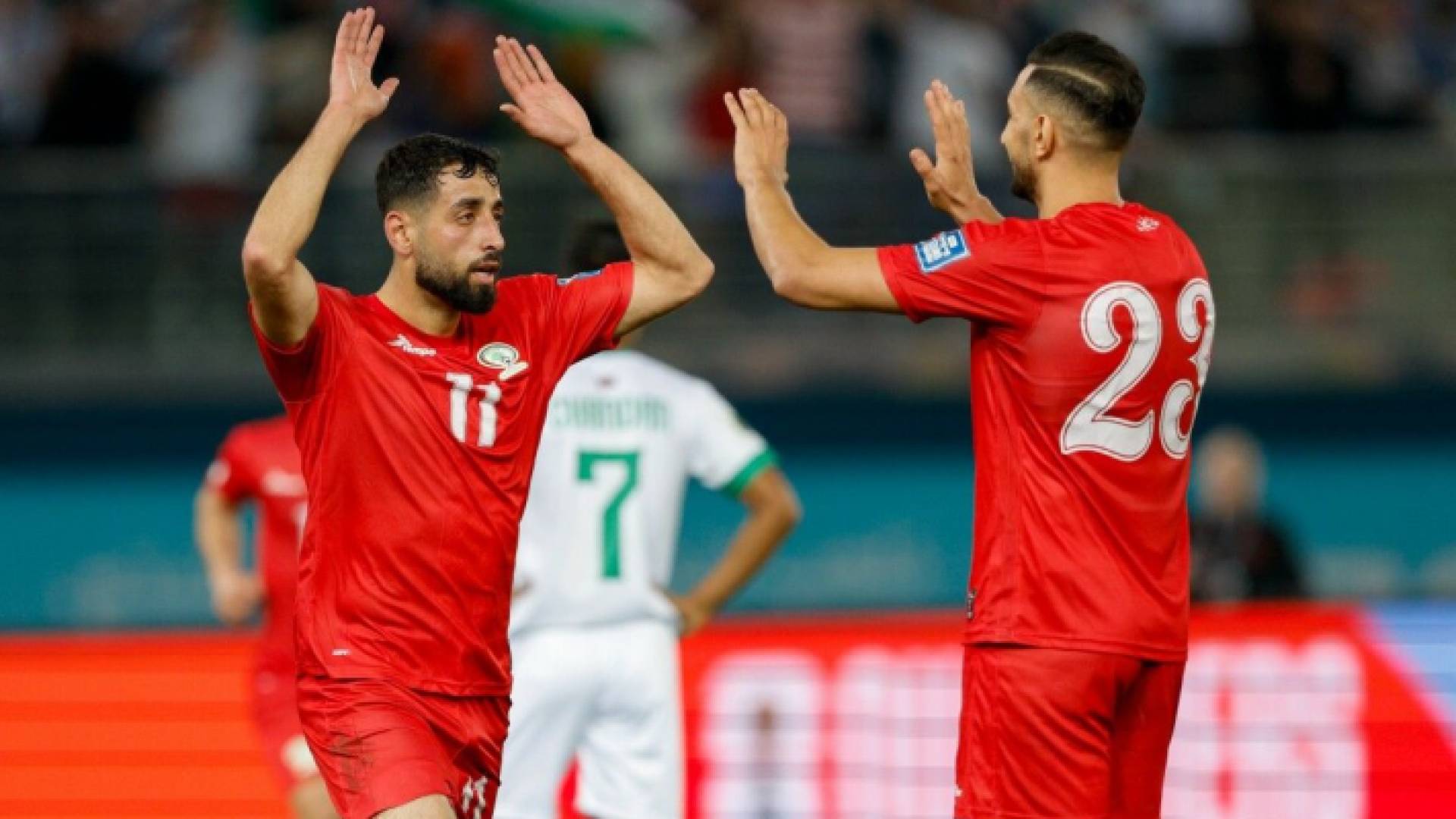 عدي الدباغ يحتفل بهدف