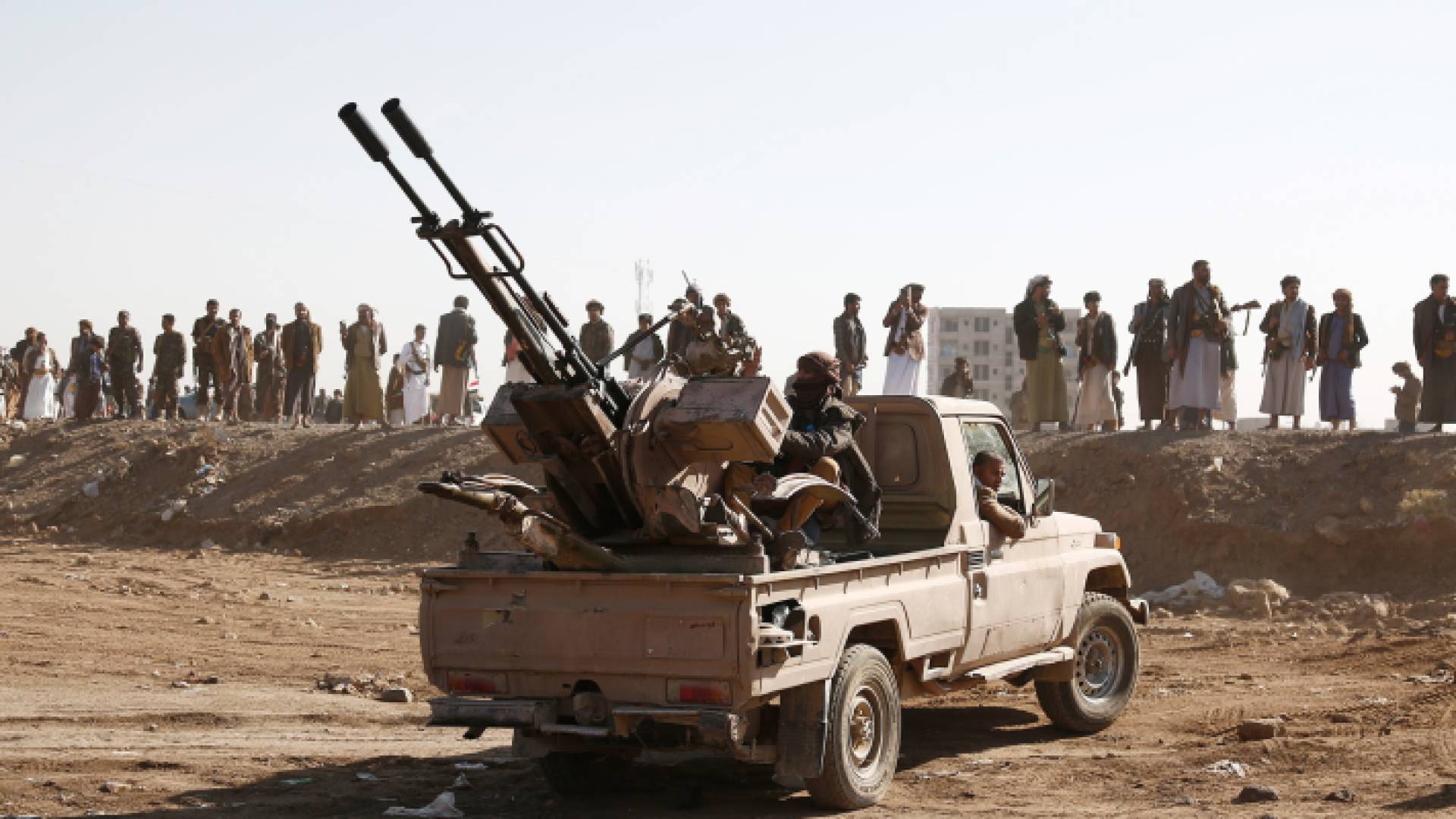 حوثيين يتظاهرون ضد عدوان الاحتلال والضربات الأمريكية - أرشيفية