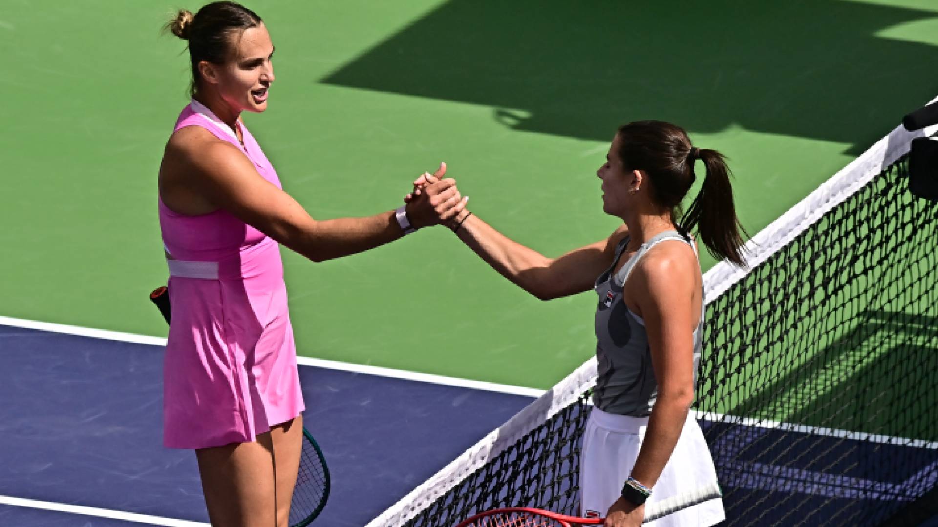 لاعبتا التنس سابالينكا وبادوسا