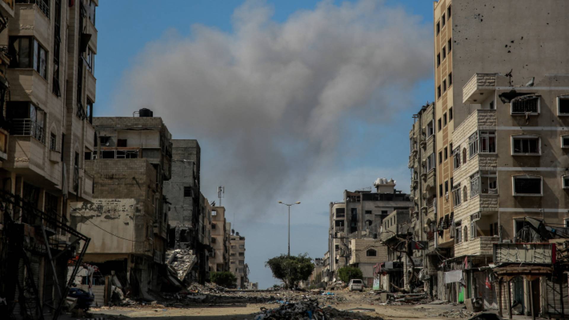 جزء من الدمار الذي خلفه عدوان الاحتلال على شمال غزة - AFP