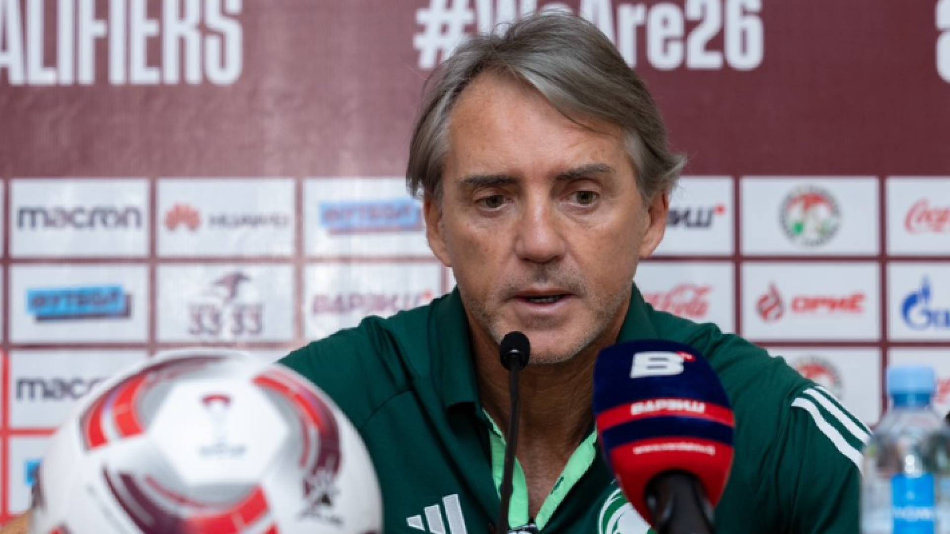 مدرب المنتخب السعودي روبرتو مانشيني