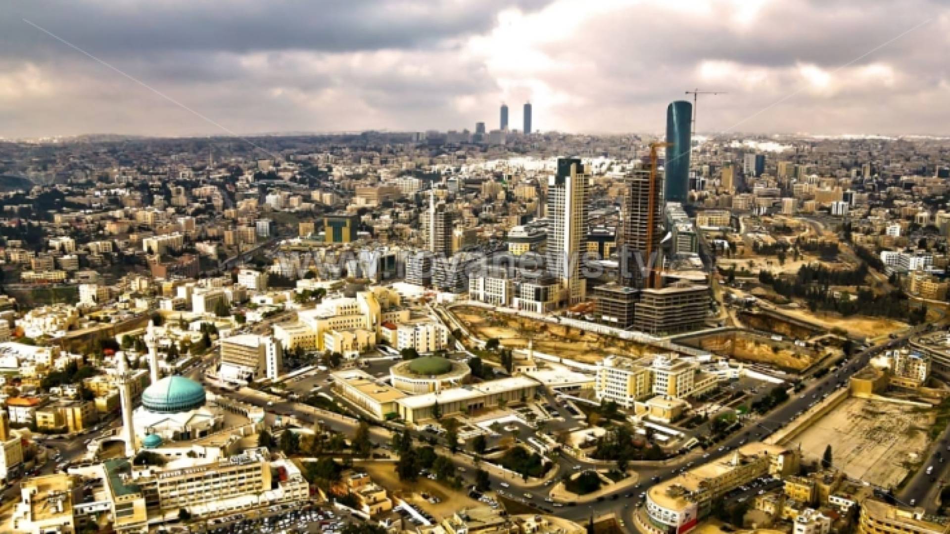 صورة عامة للعاصمة عمان