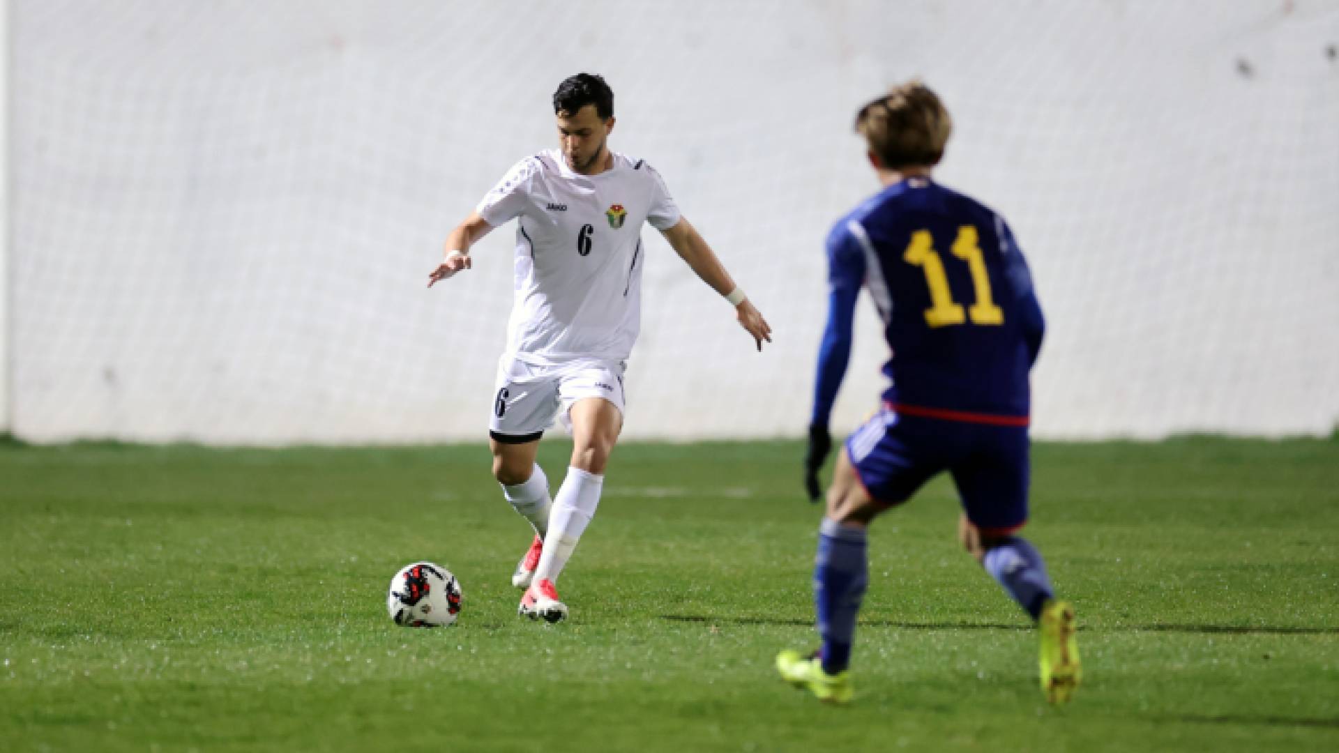 من مباراة المنتخب الوطني تحت 20 مع اليابان