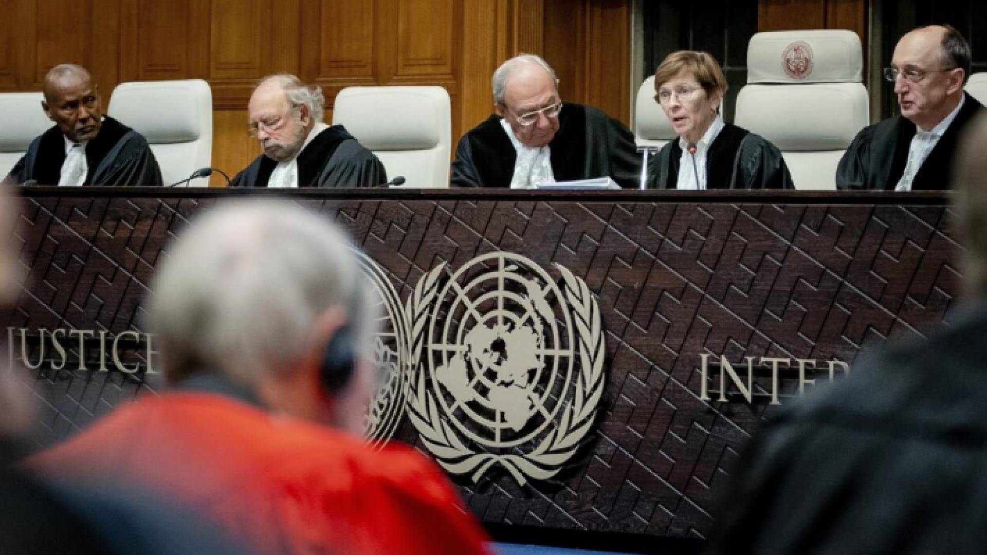 جلسى لمحكمة العدل الدولية في هولندا بشأن القضية التي رفعتها جنوب إفريقيا ضد تل أبيب