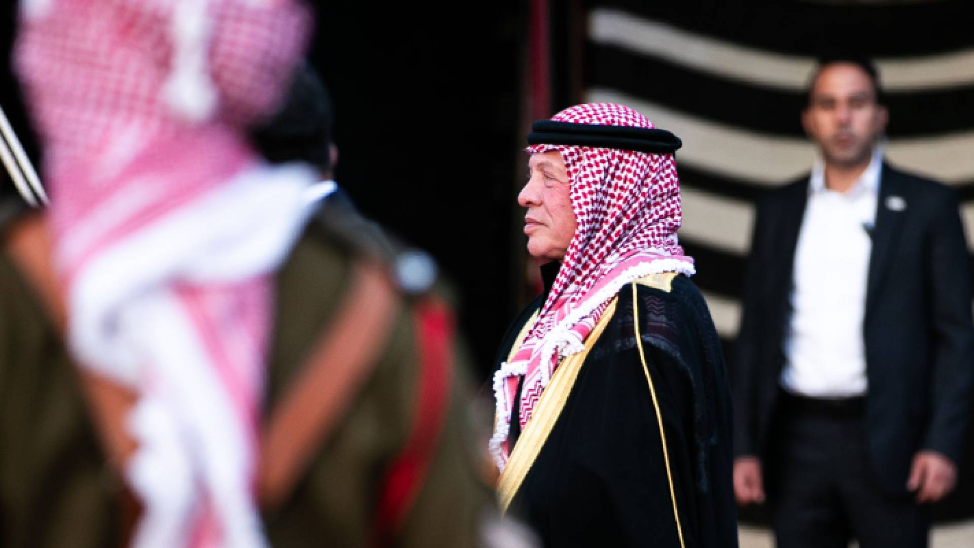 لدى وصول الملك إلى منطقة وادي رم