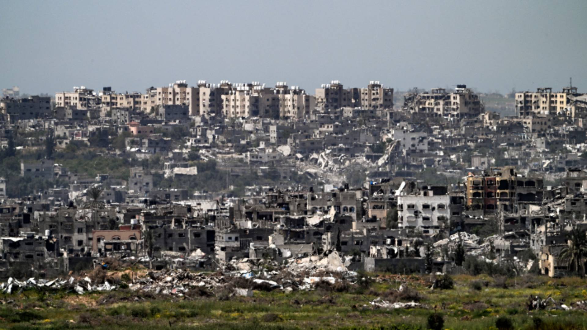 جانب من الدمار الذي تسبب به الاحتلال في قطاع غزة