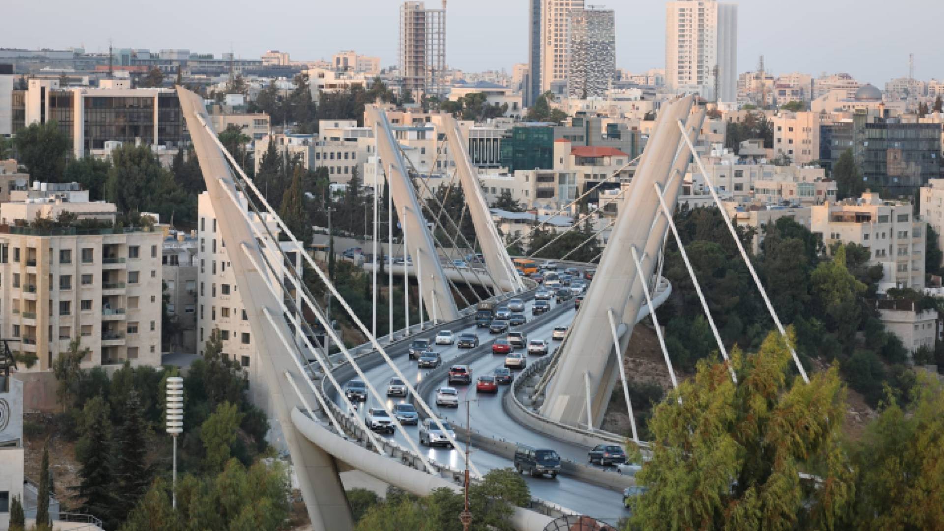 جسر عبدون في العاصمة عمان