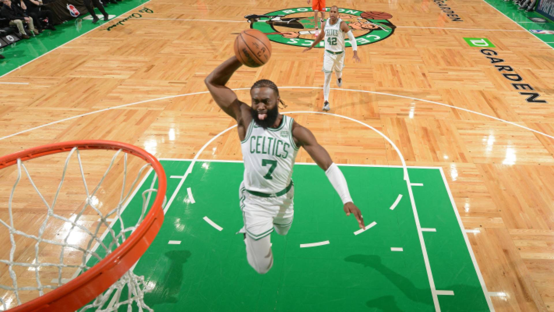 جيلين براون في مباراة بوسطن سلتيكس وأوكلاهوما سيتي ثاندر