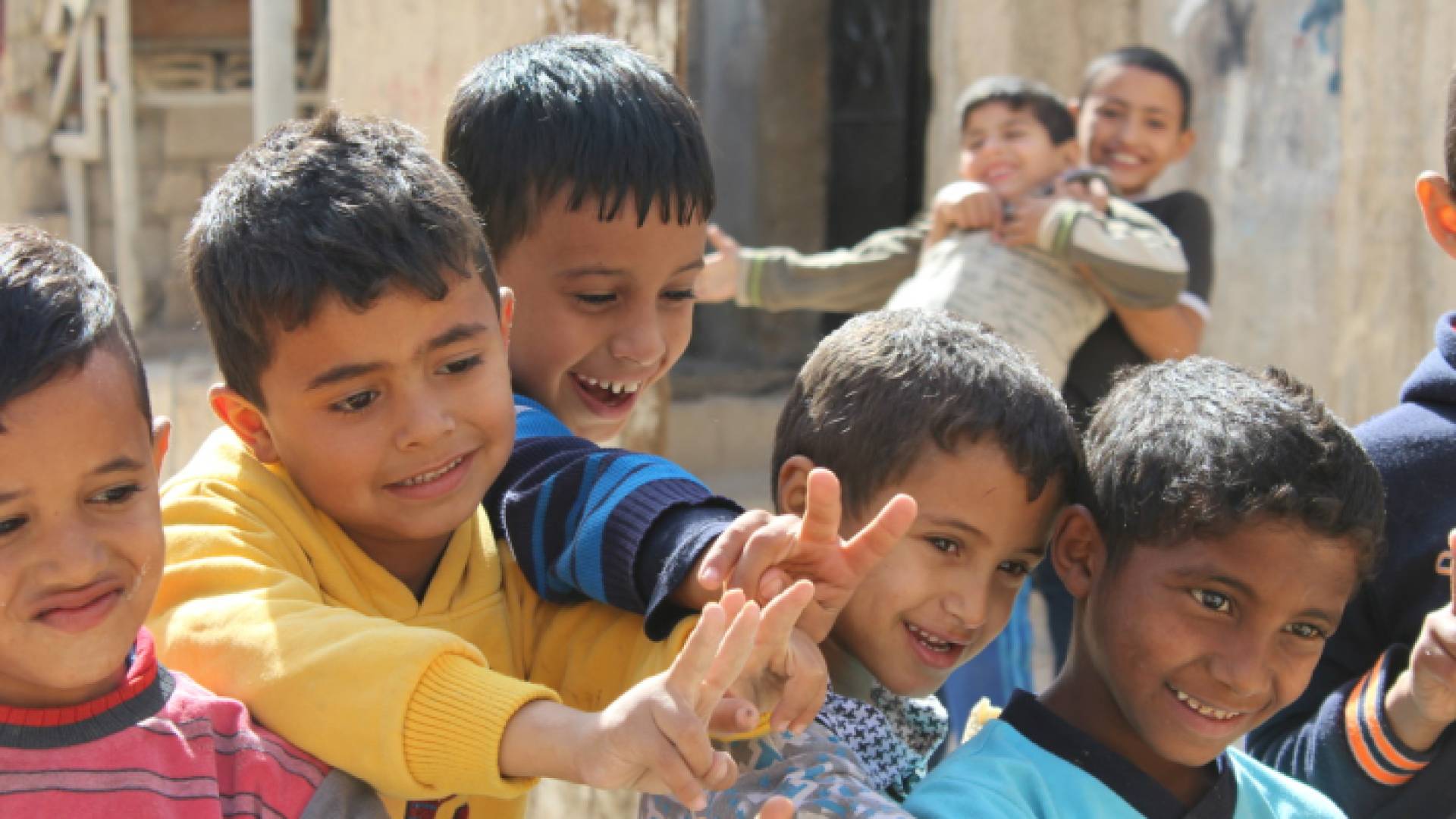 أطفال في احدى المخيمات - أرشيفية