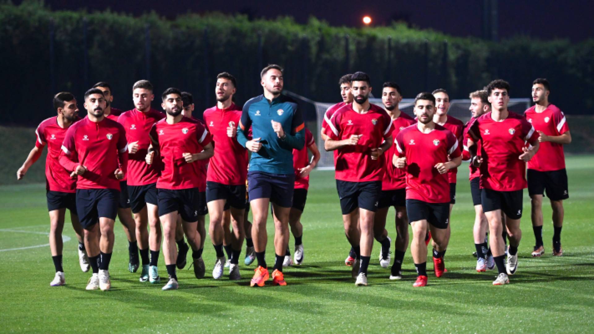 من تدريبات المنتخب الوطني