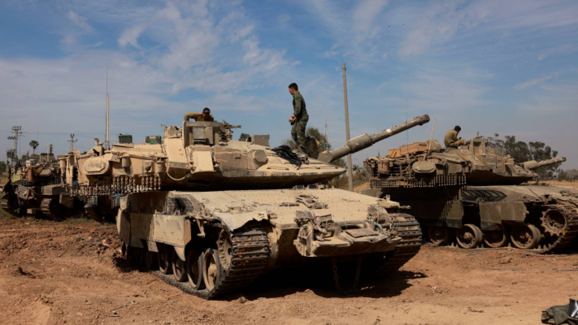 دبابات لجيش الاحتلال الإسرائيلي