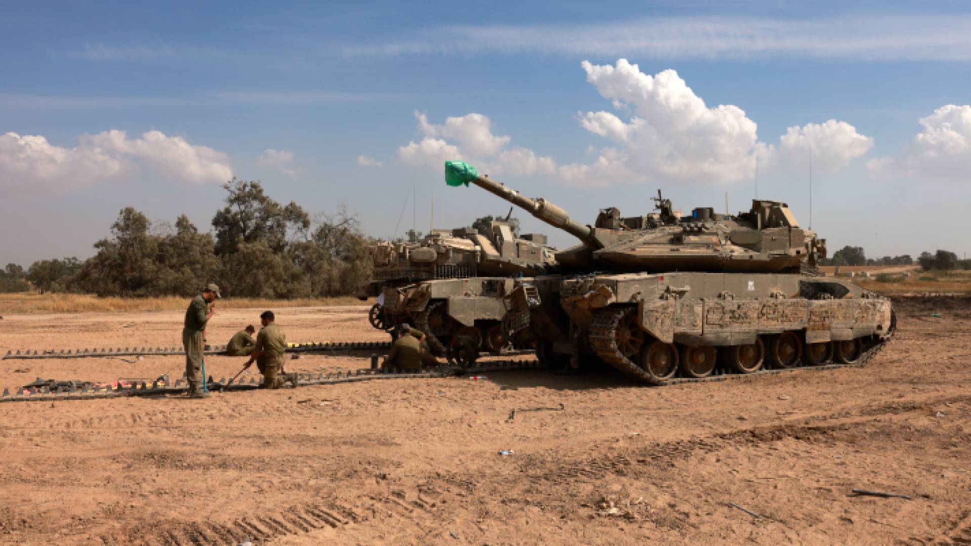 دبابة لجيش الاحتلال الإسرائيلي