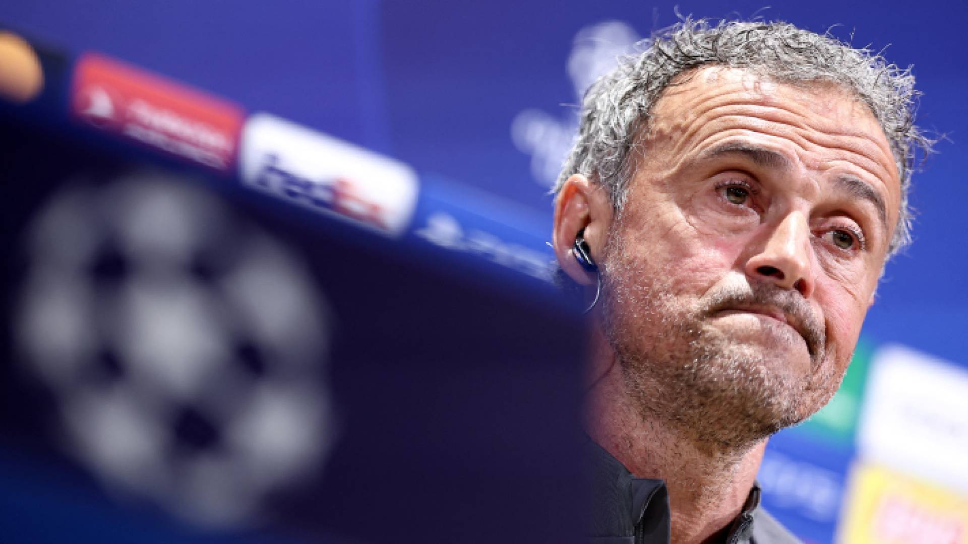 لويس إنريكي من المؤتمر الصحفي