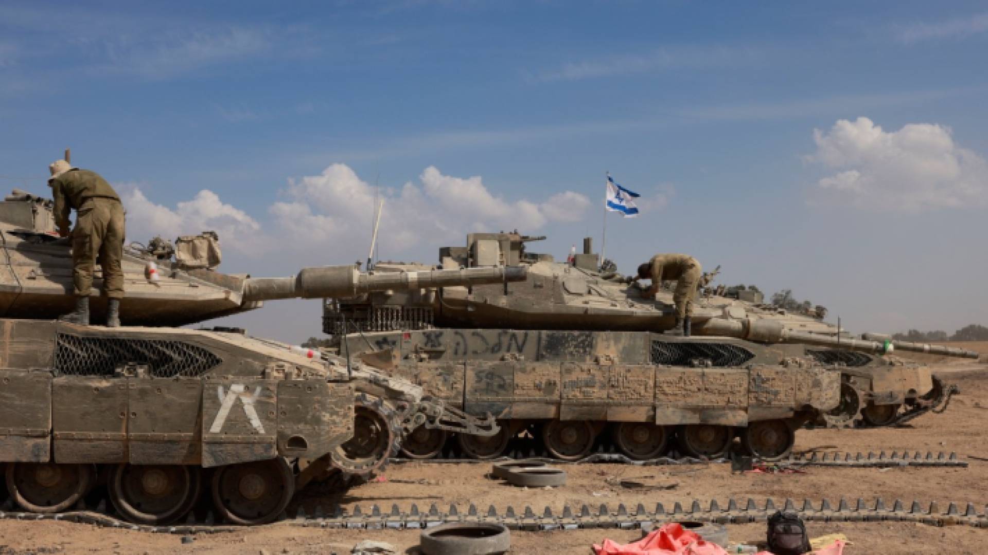 دبابات لجيش الاحتلال في غزة