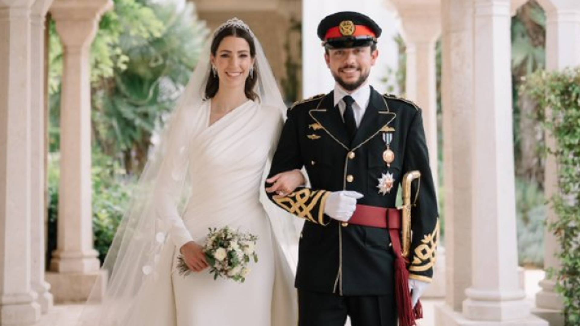 ولي العهد والأميرة رجوة الحسين