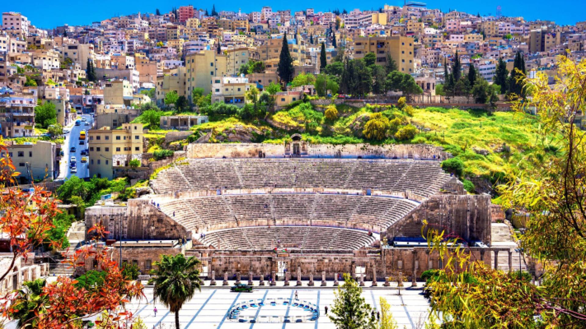 المدرج الروماني في وسط البلد - العاصمة عمان