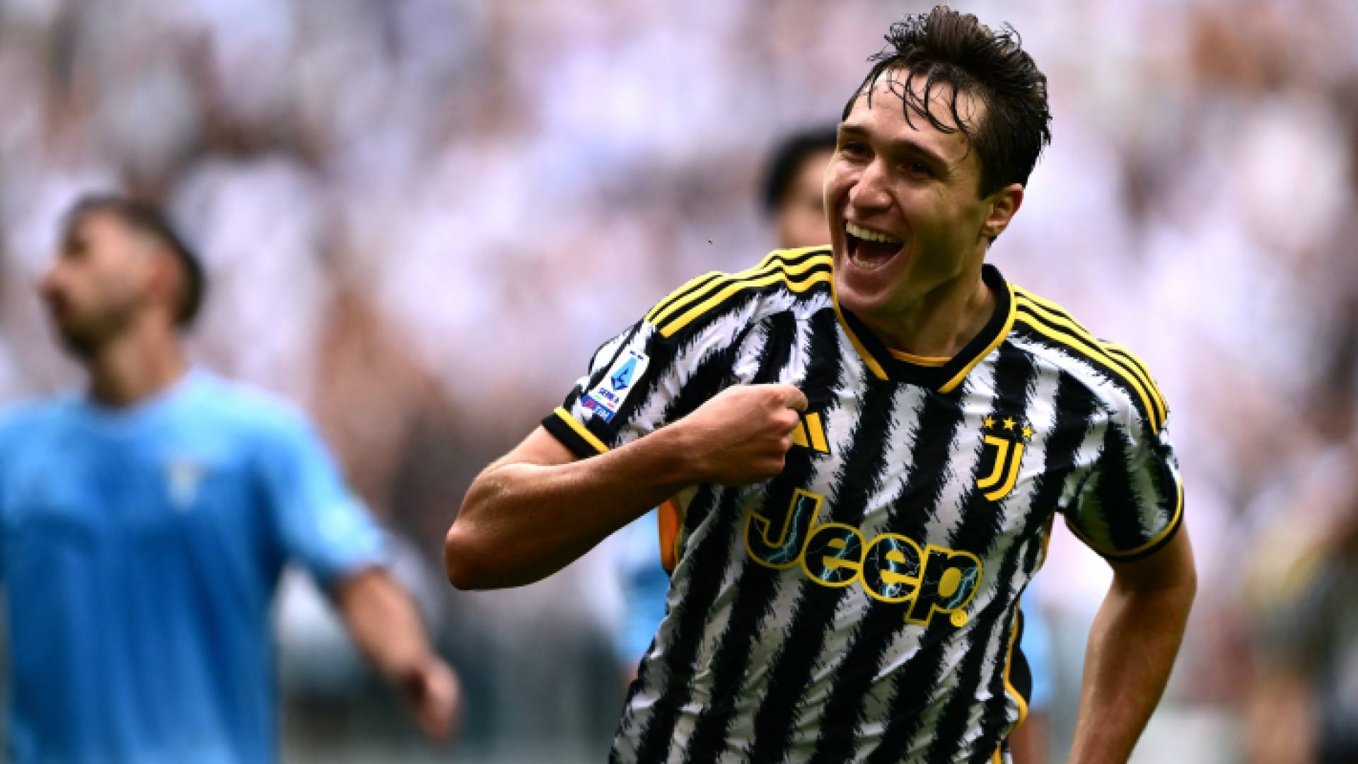 كييزا يحتفل بهدف