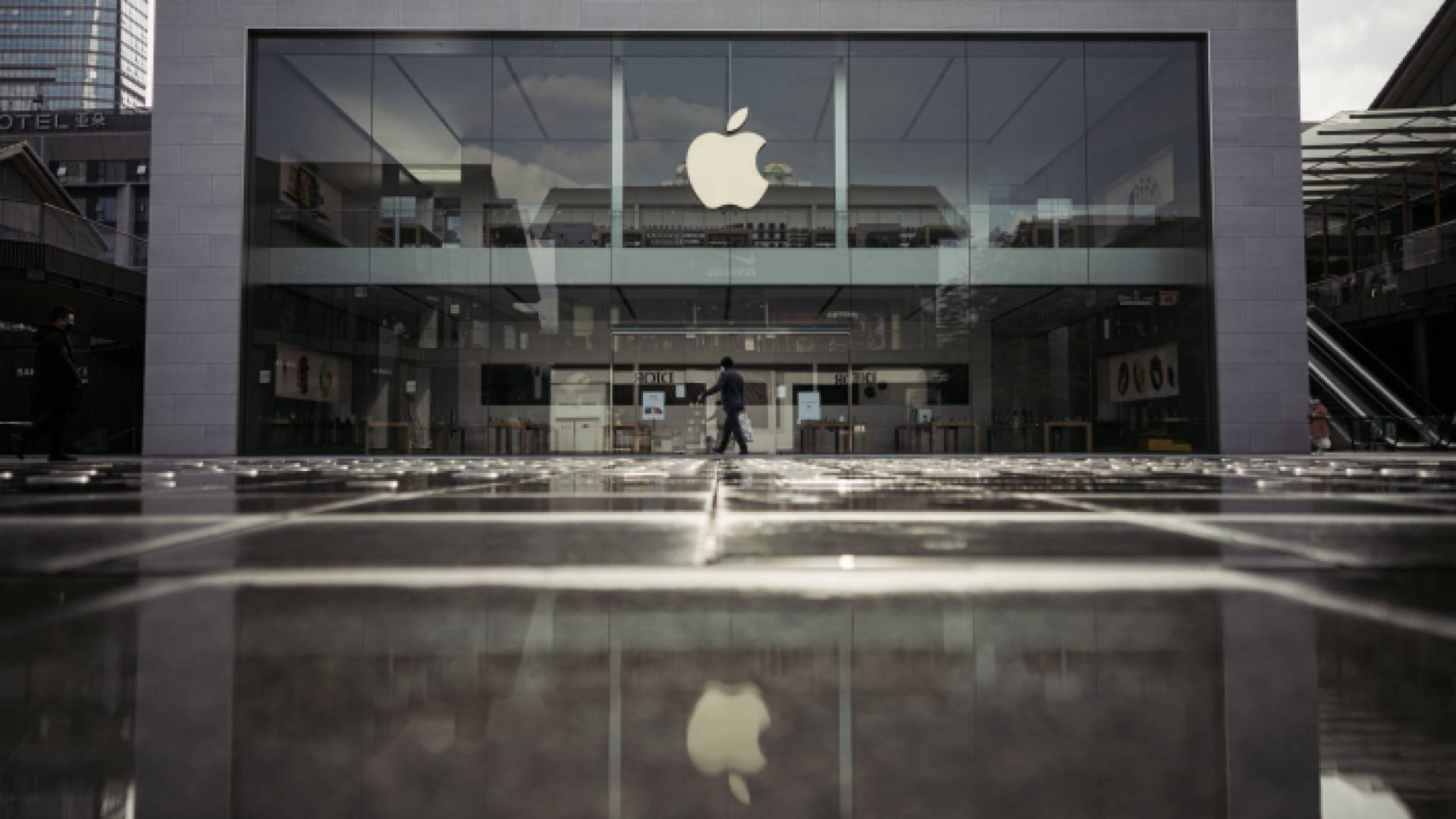 أحد معارض شركة أبل