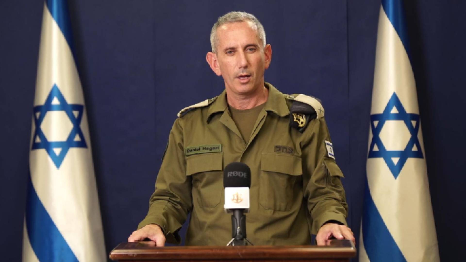 المتحدث العسكري باسم جيش الاحتلال دانيال هاغاري