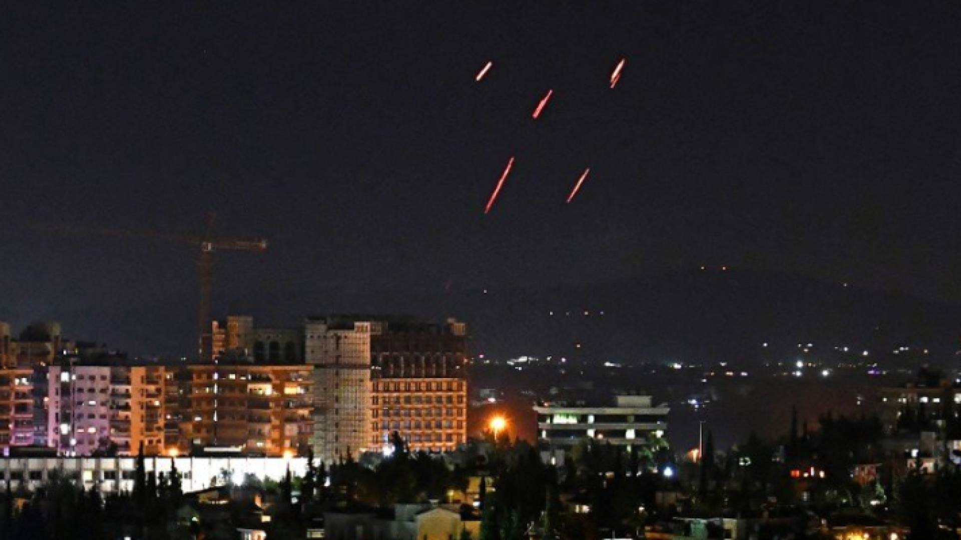 انفجارات في سماء دمشق - أرشيفية