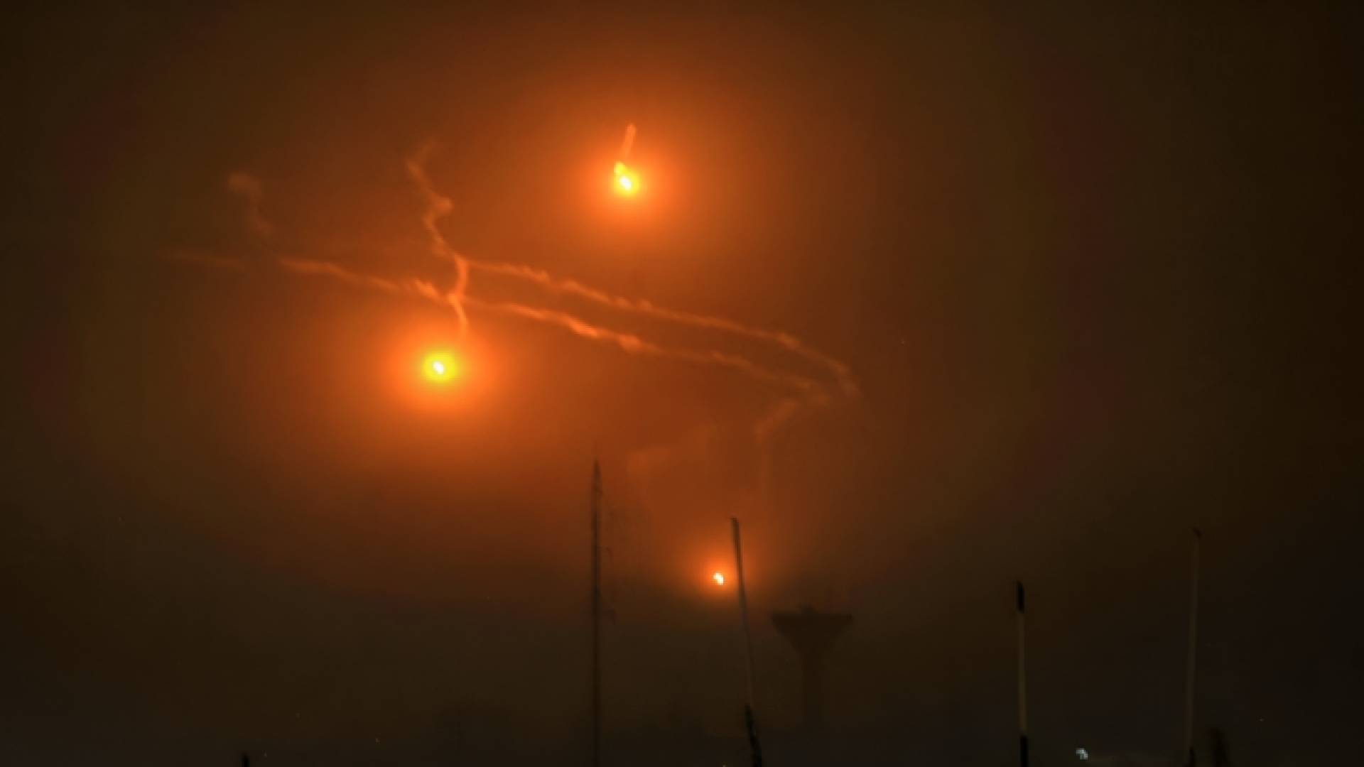 تصدي لصواريخ في في سماء الأراضي المحتلة