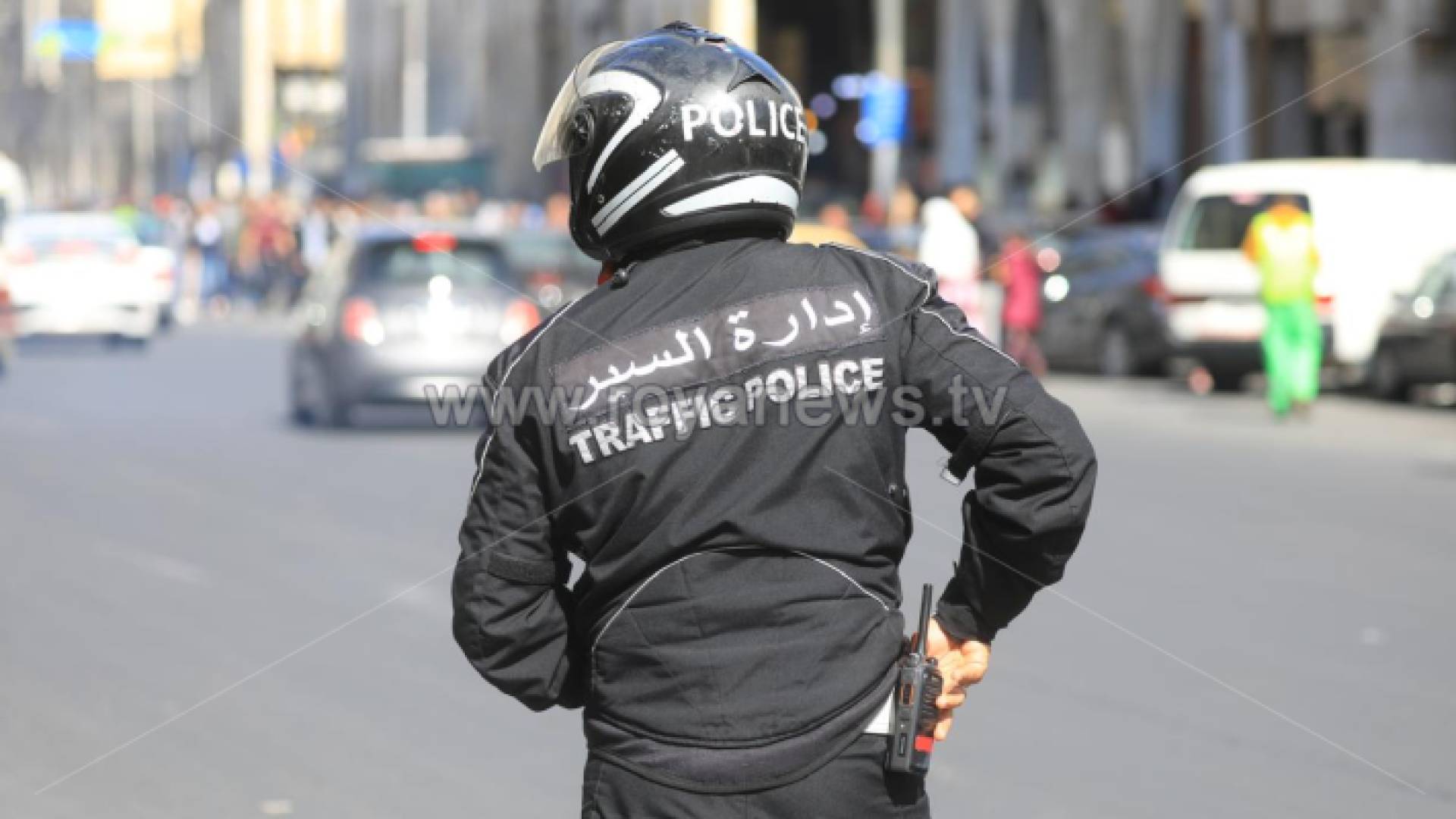 شرطي سير في العاصمة عمان