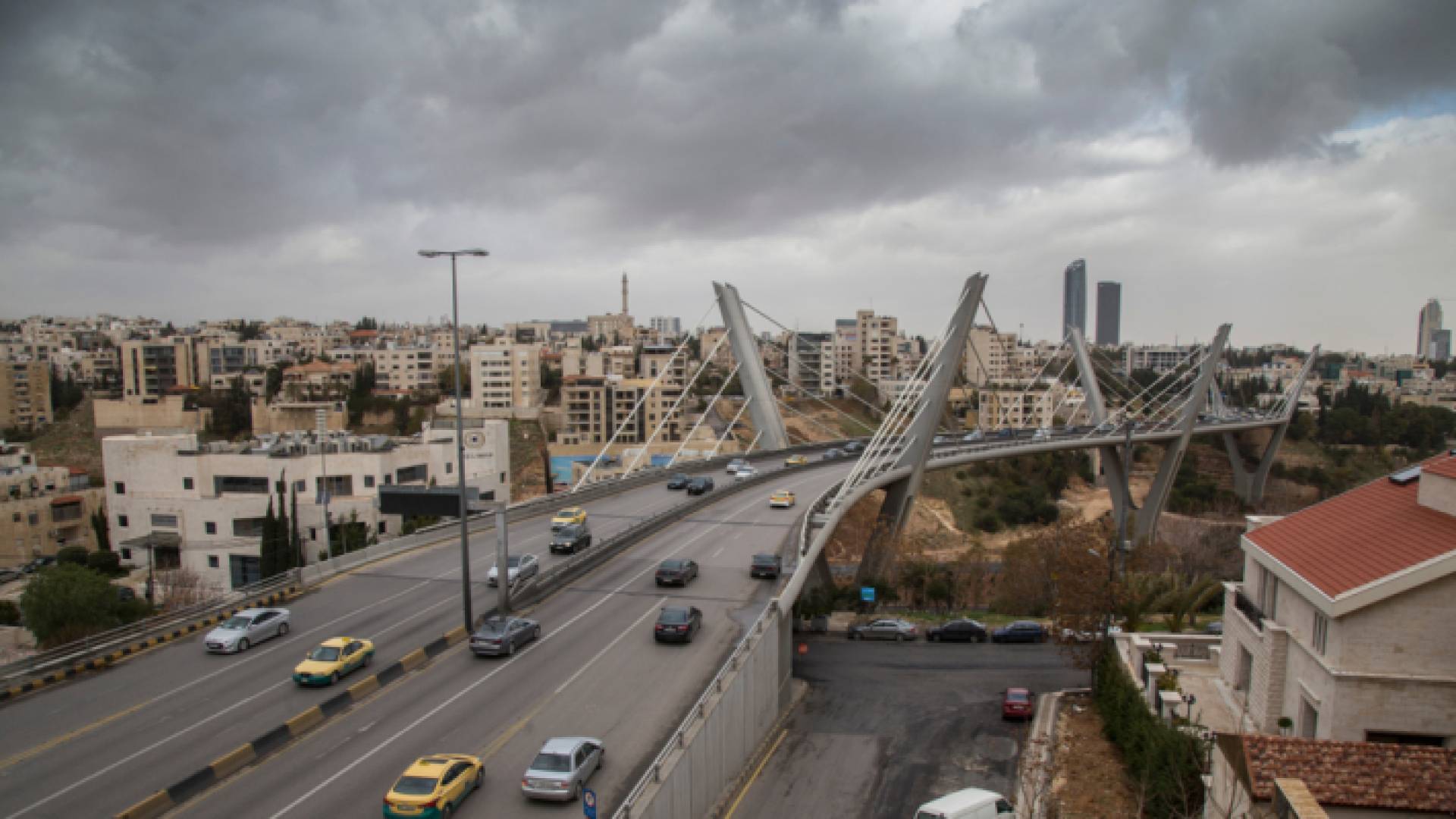 جسر عبدون في العاصمة عمان