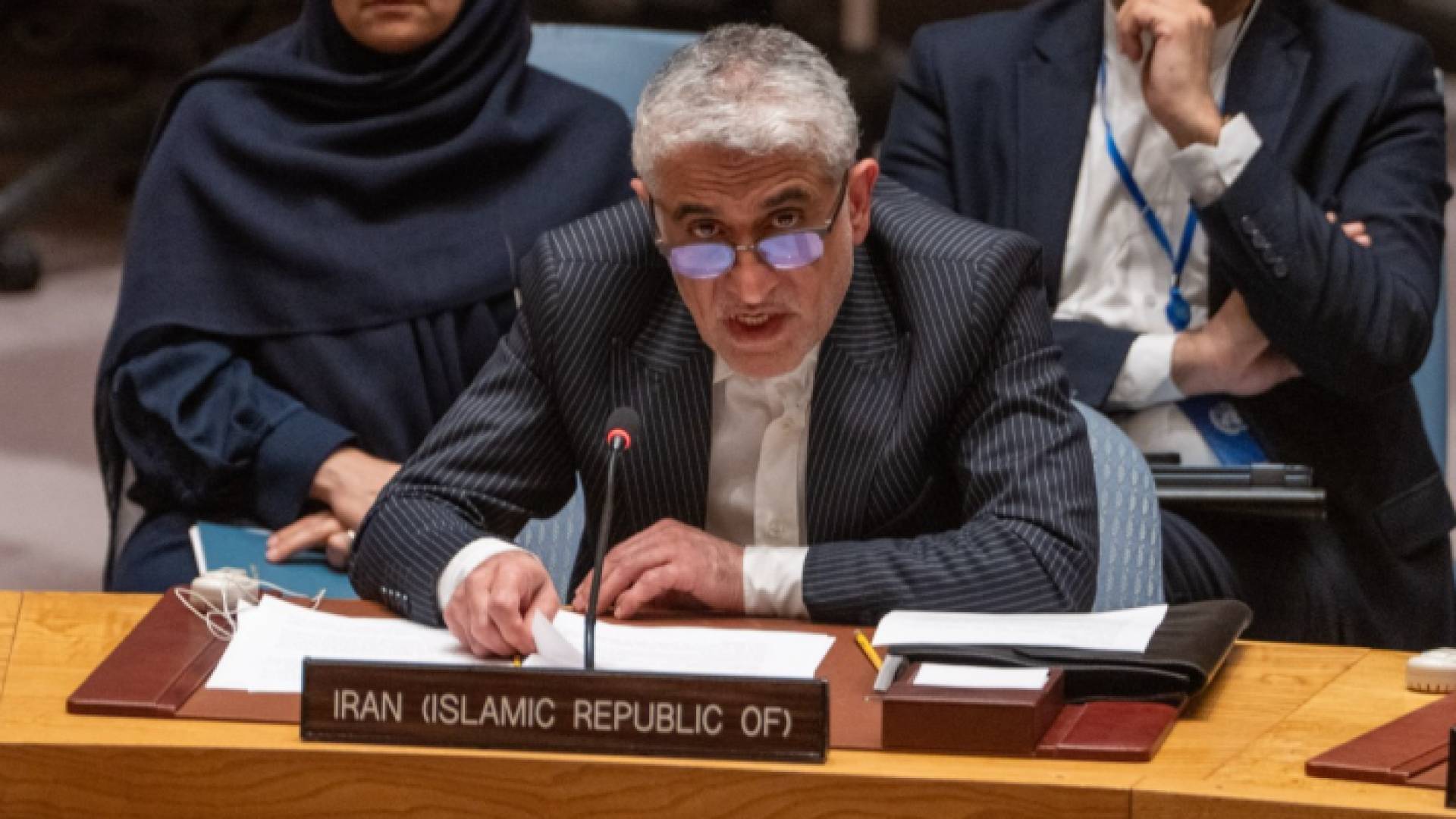 الممثل الدائم لإيران لدى الأمم المتحدة، أمير سعيد إرافاني