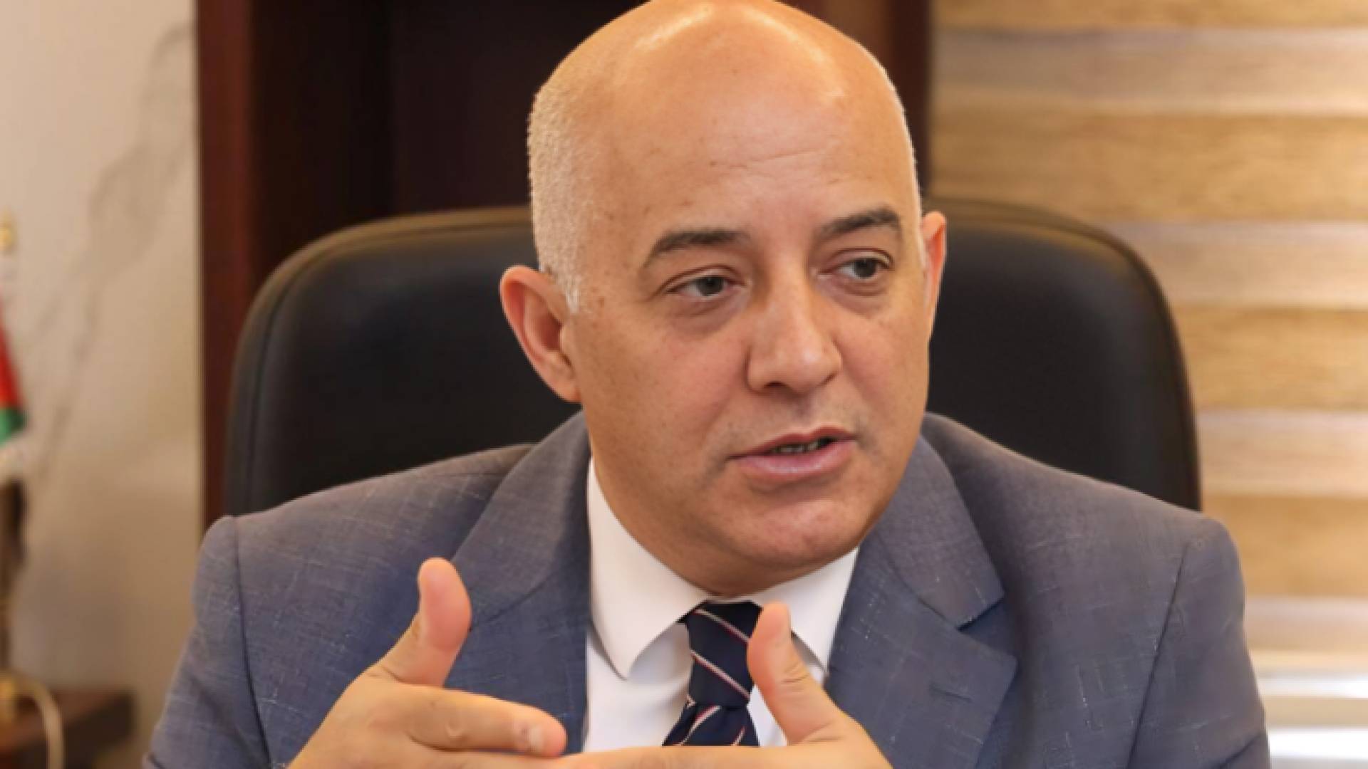 وزير الاتصال الحكومي الناطق الرسمي باسم الحكومة مهند المبيضين