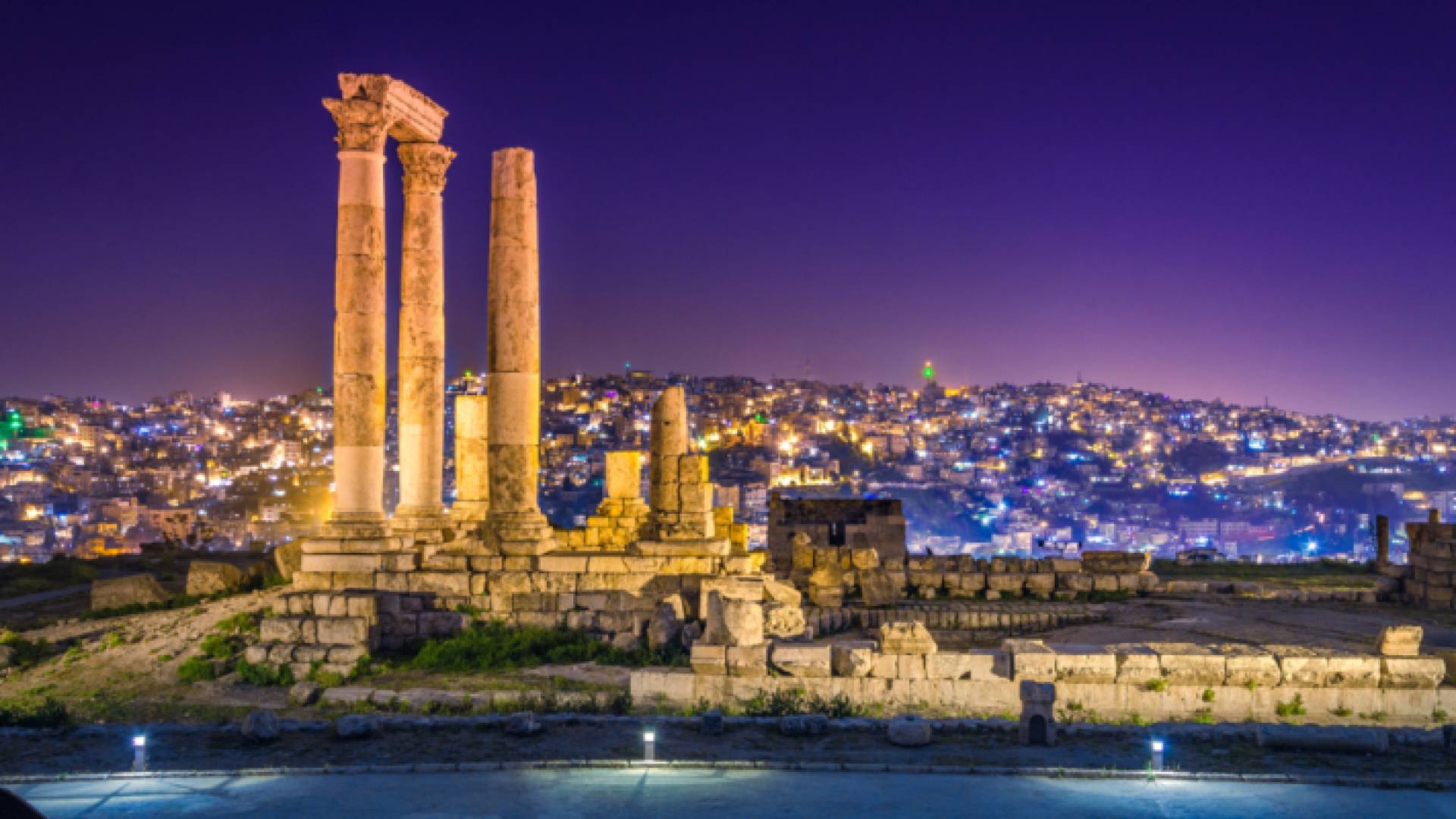 جبل القلعة في العاصمة عمان