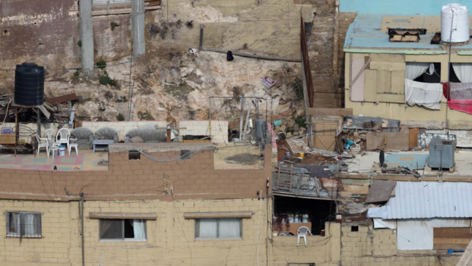 صورة لمنازل في العاصمة الأردنية عمان