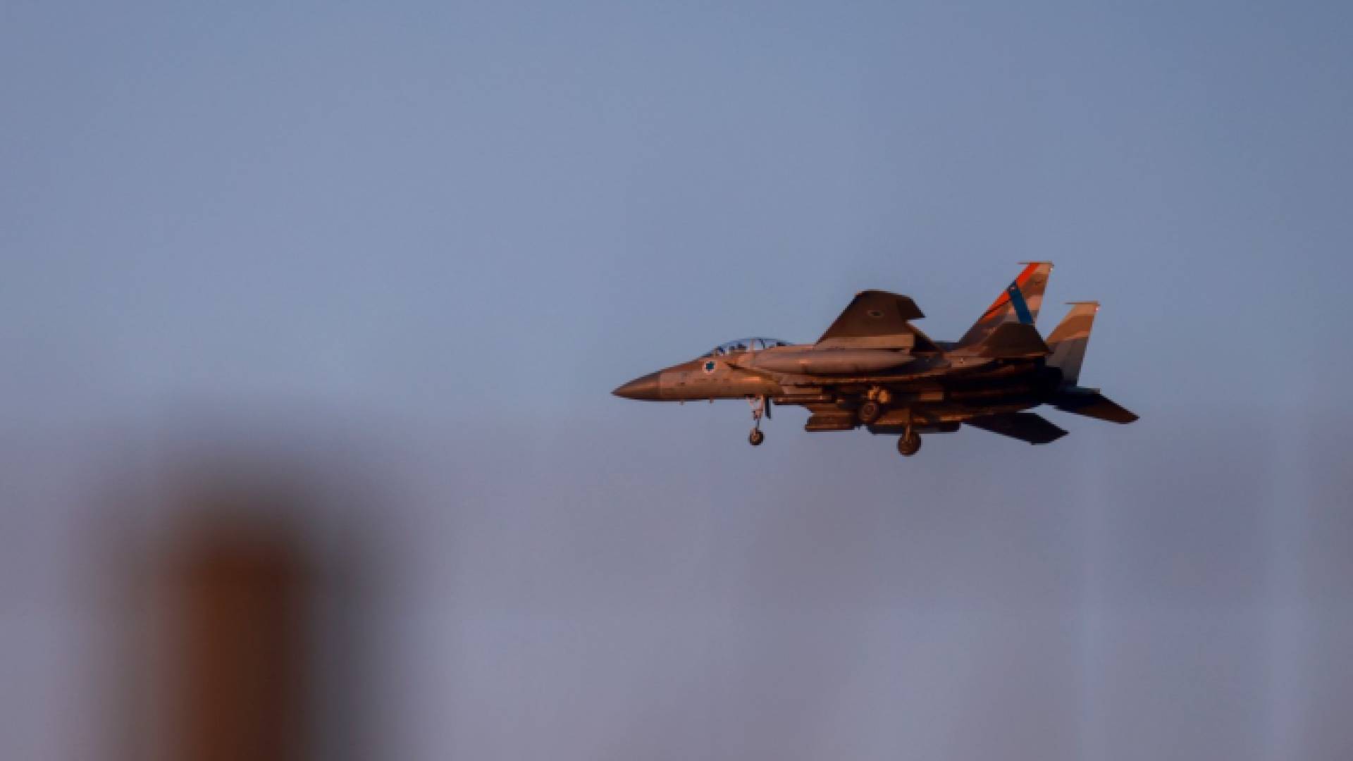 طائرة حربية من طراز "إف-15" تابعة لجيش الاحتلال الإسرائيلي