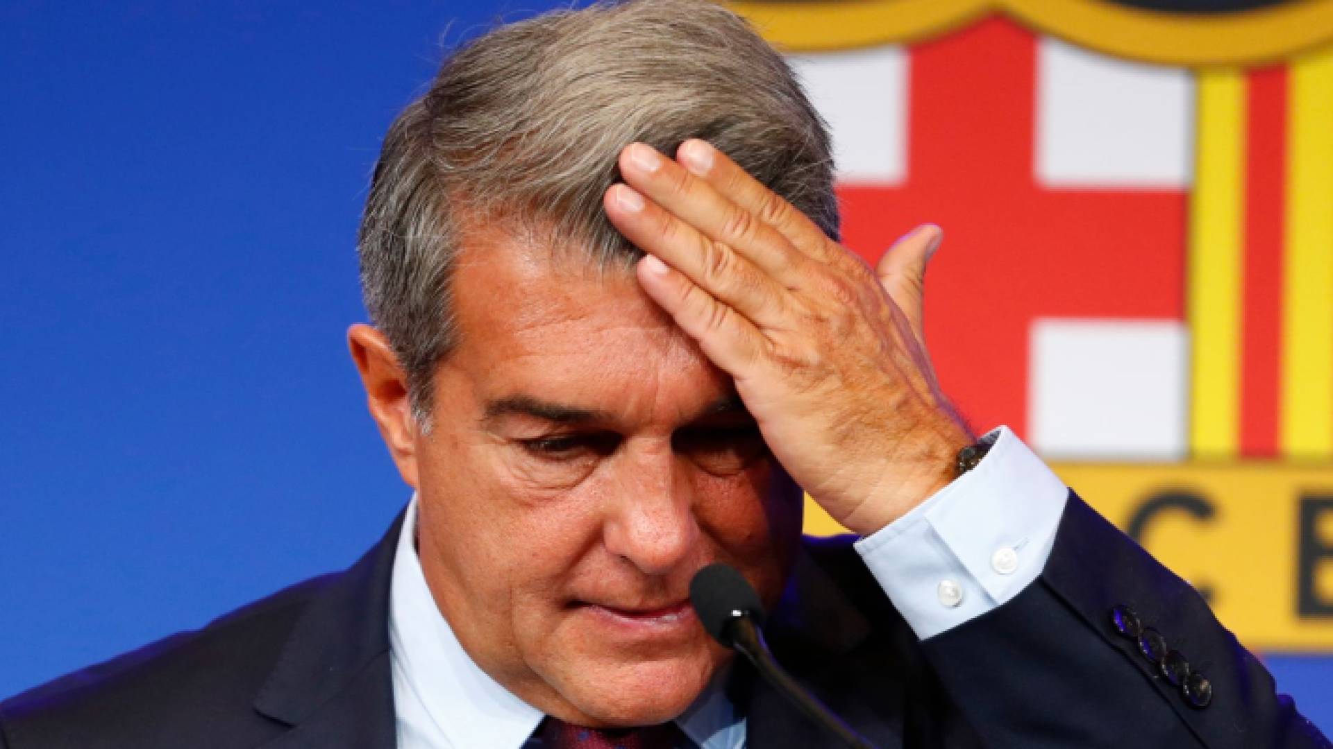 صورة سابقة لرئيس نادي برشلونة لابورتا