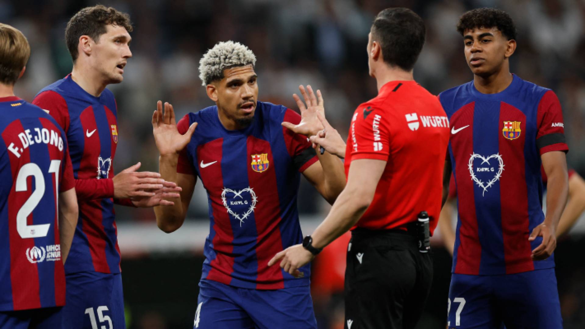 من المباراة