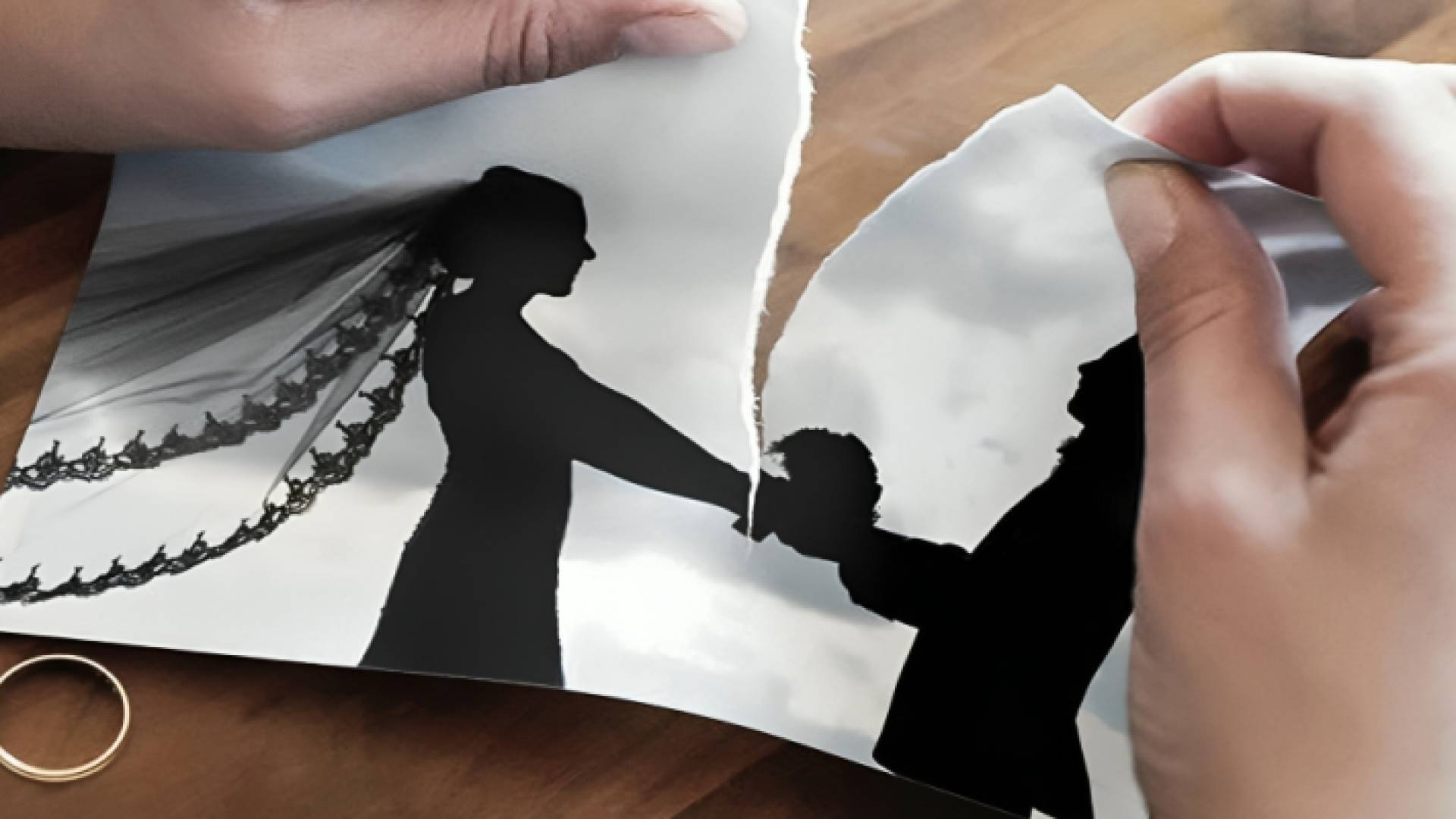 صورة تعبيرية عن انفصال زوجين