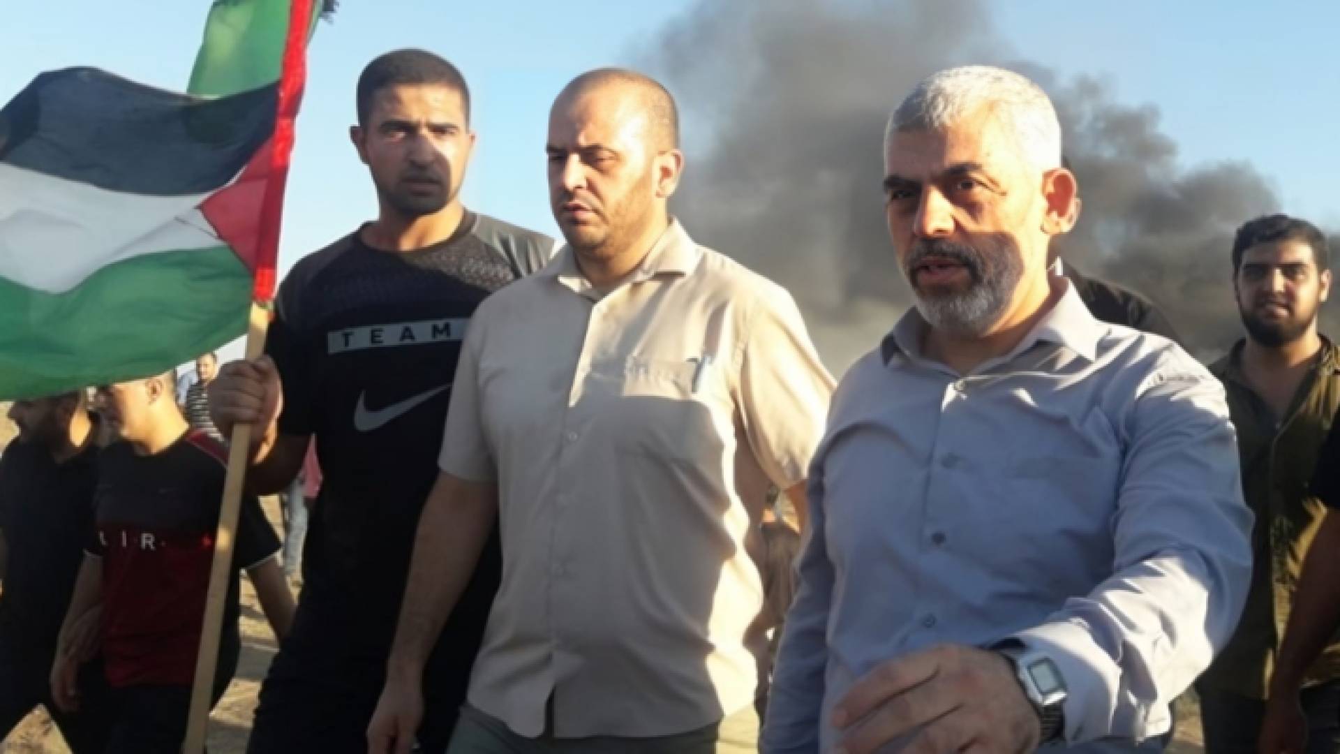 رئيس حركة حماس في قطاع غزة يحيى السنوار