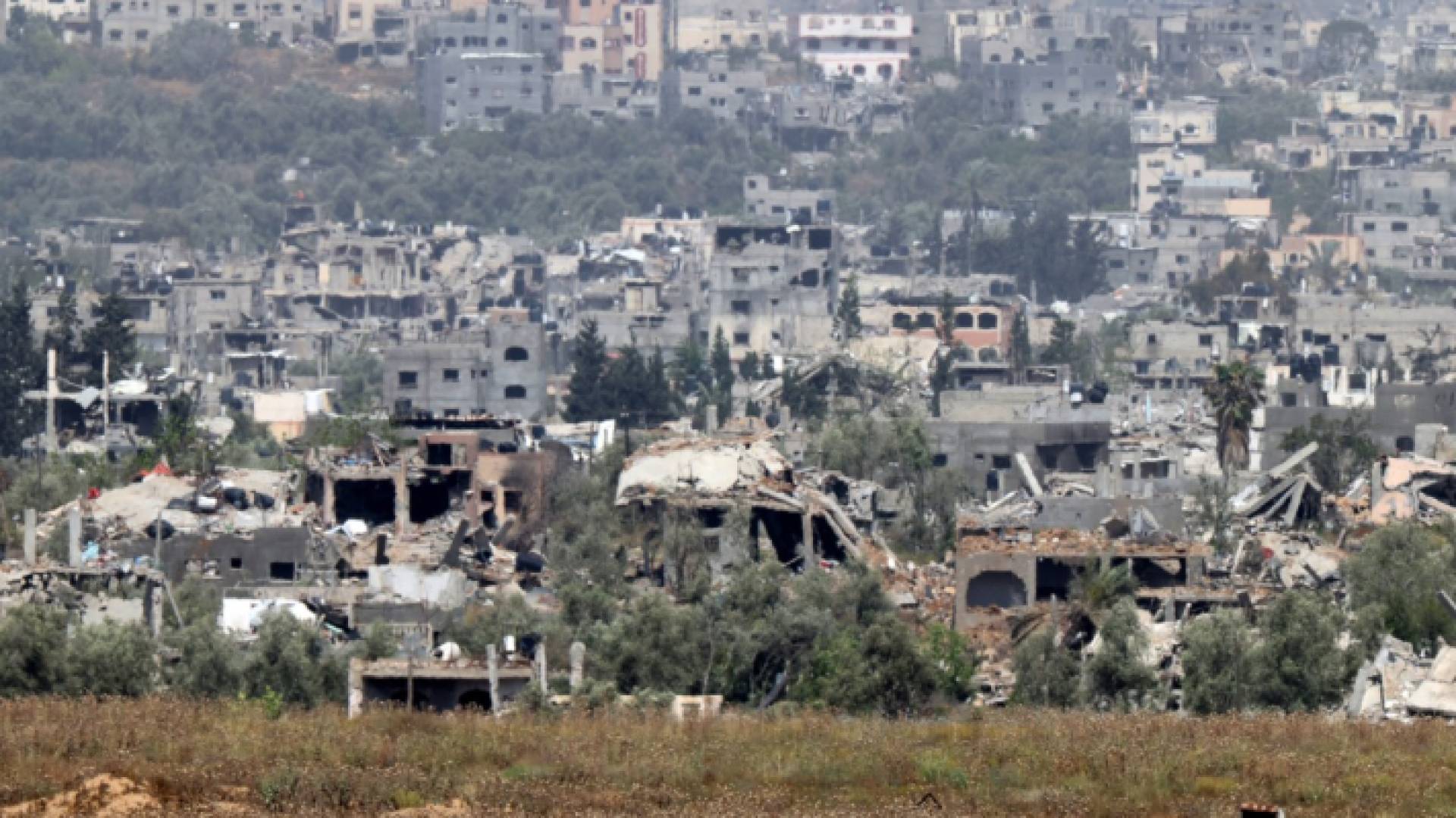 جانب من الدمار الذي لحق بقطاع غزة جراء عدوان الاحتلال