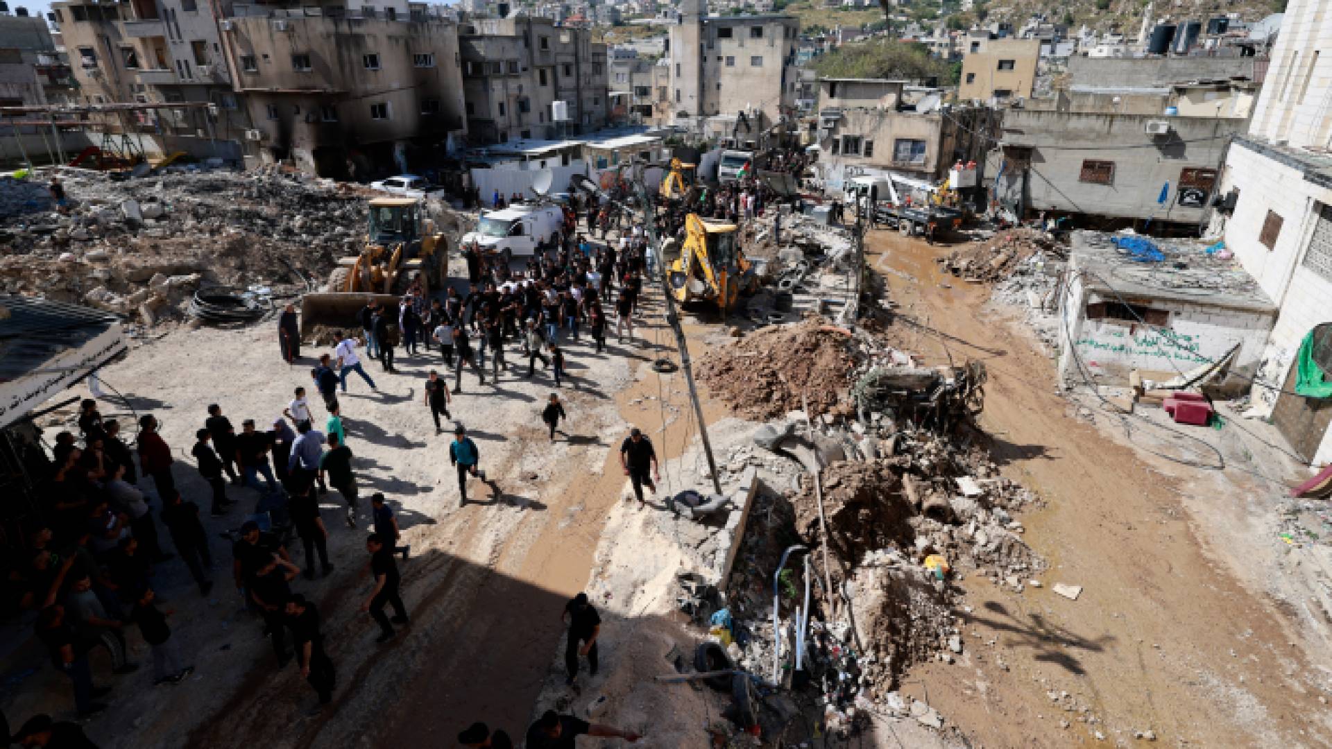 عدوان الاحتلال بمخيم نور شمس في الضفة الغربية