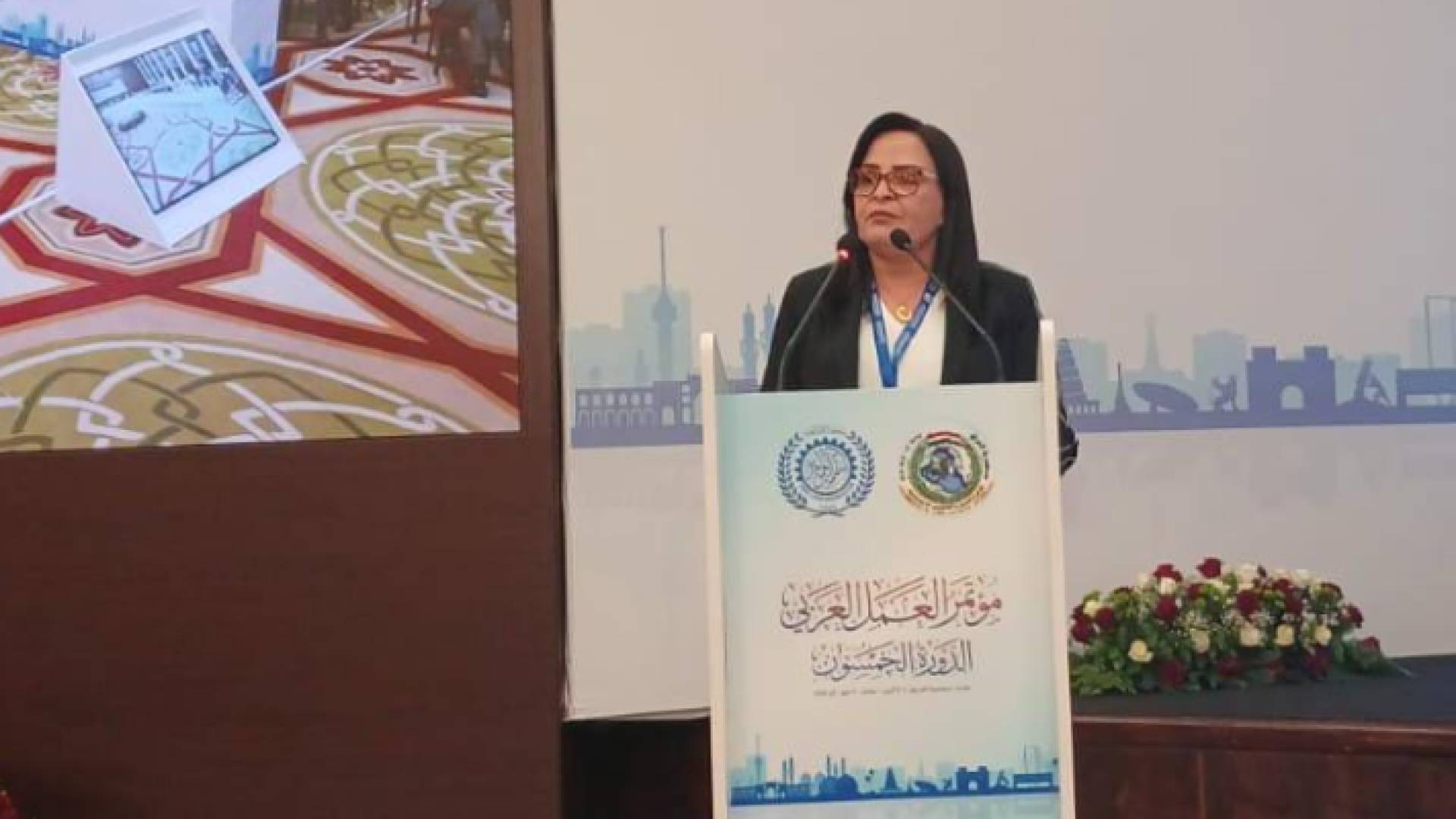 وزيرة العمل ناديا الروابدة