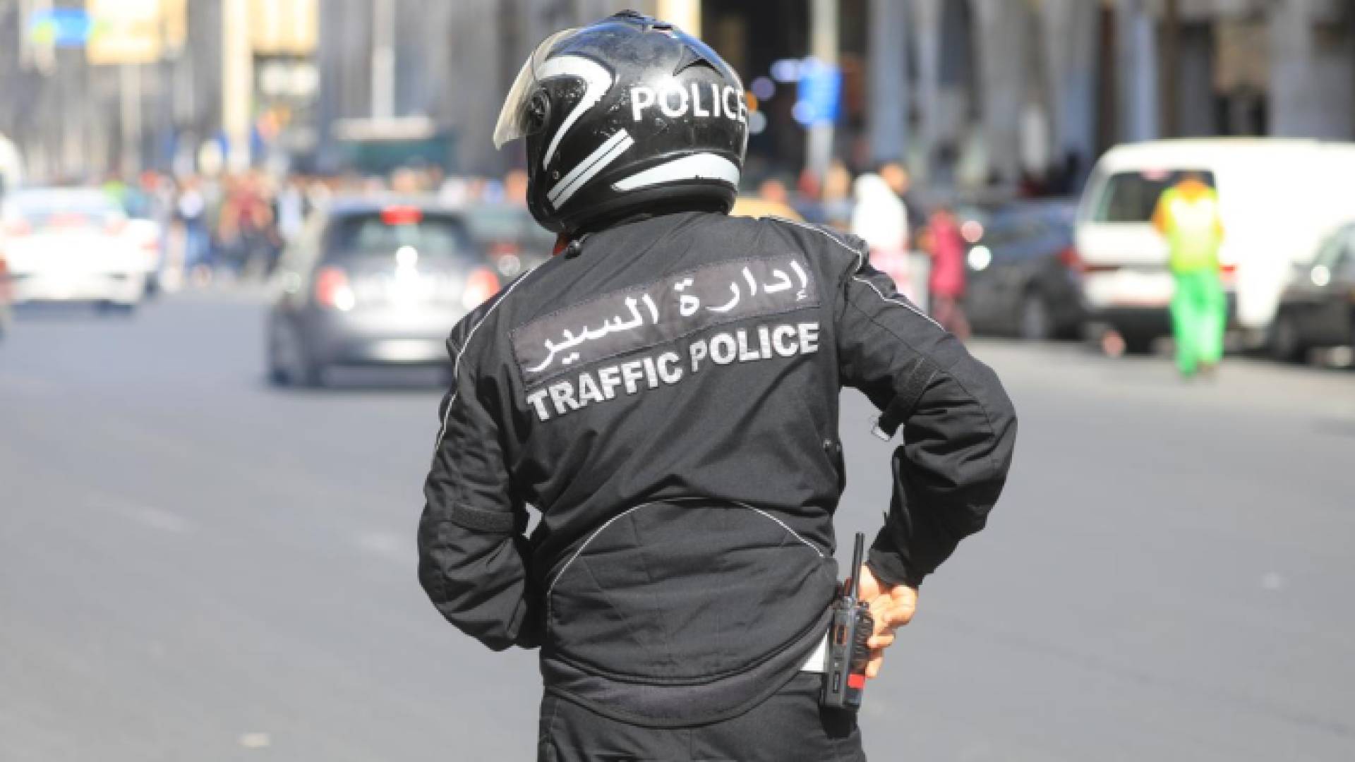 شرطي سير في العاصمة عمان