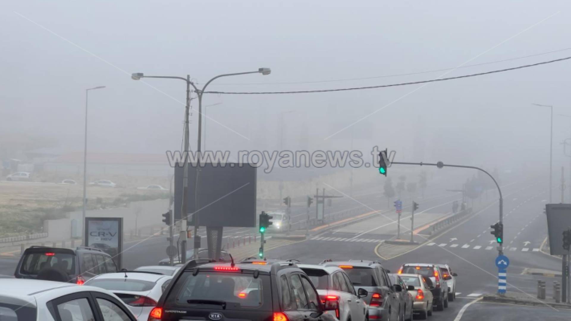 ضباب كثيف في العاصمة عمان