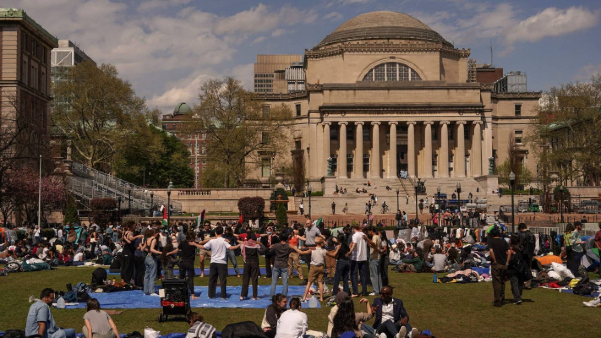 احتجاجات جامعة كولومبيا الأمريكية