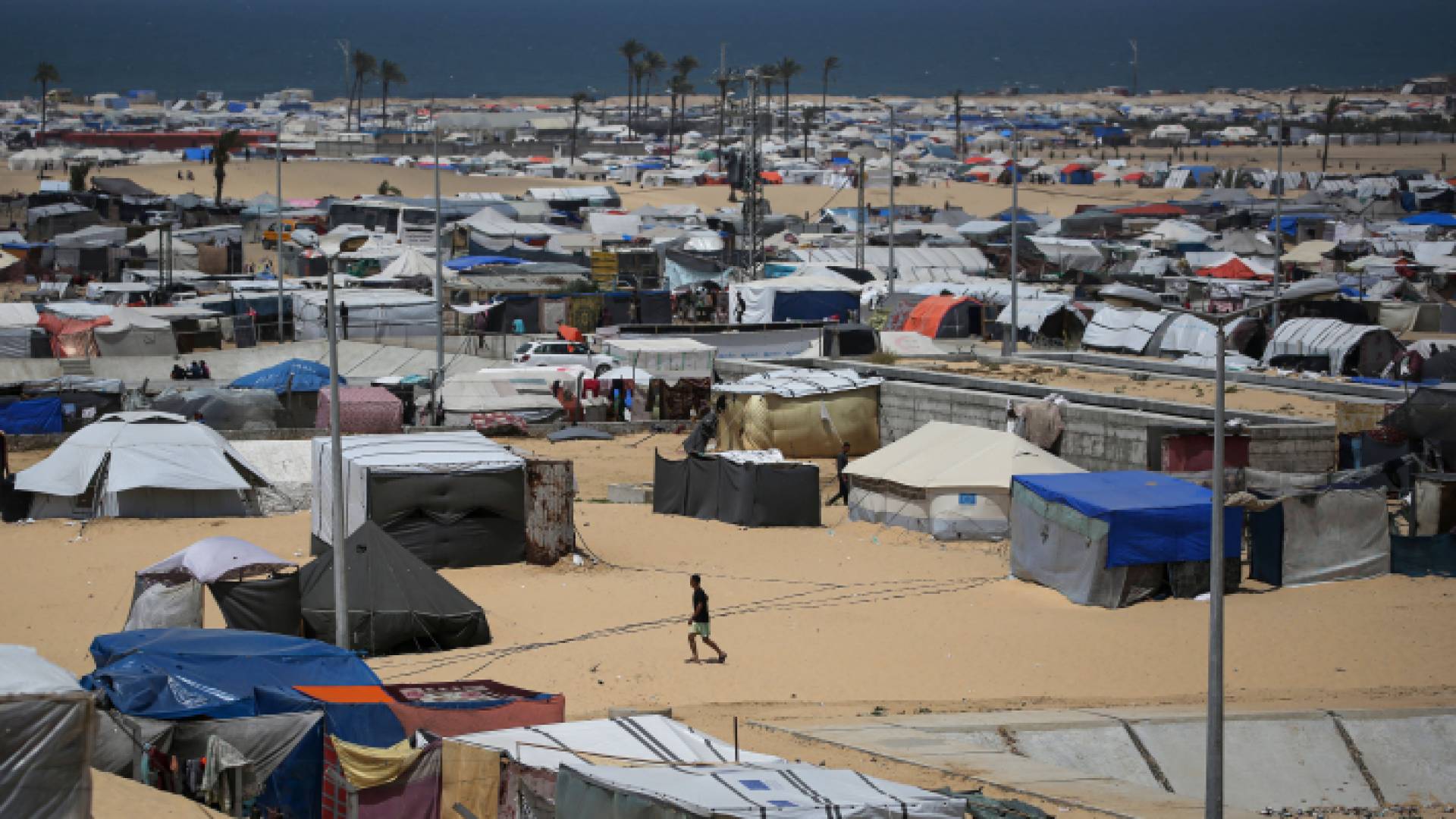 فلسطينيون في رفح جنوب القطاع